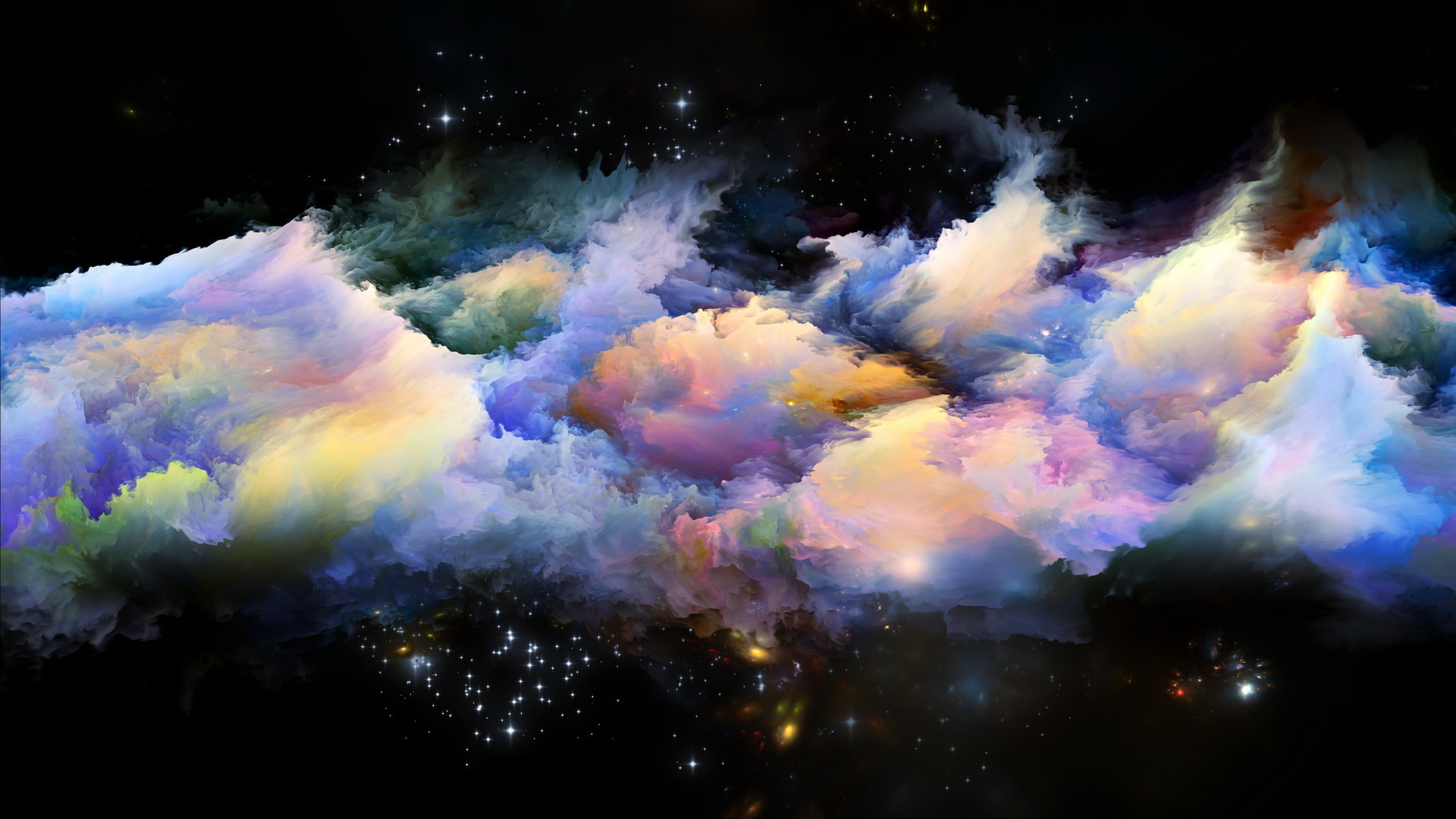 星空 绚丽云彩