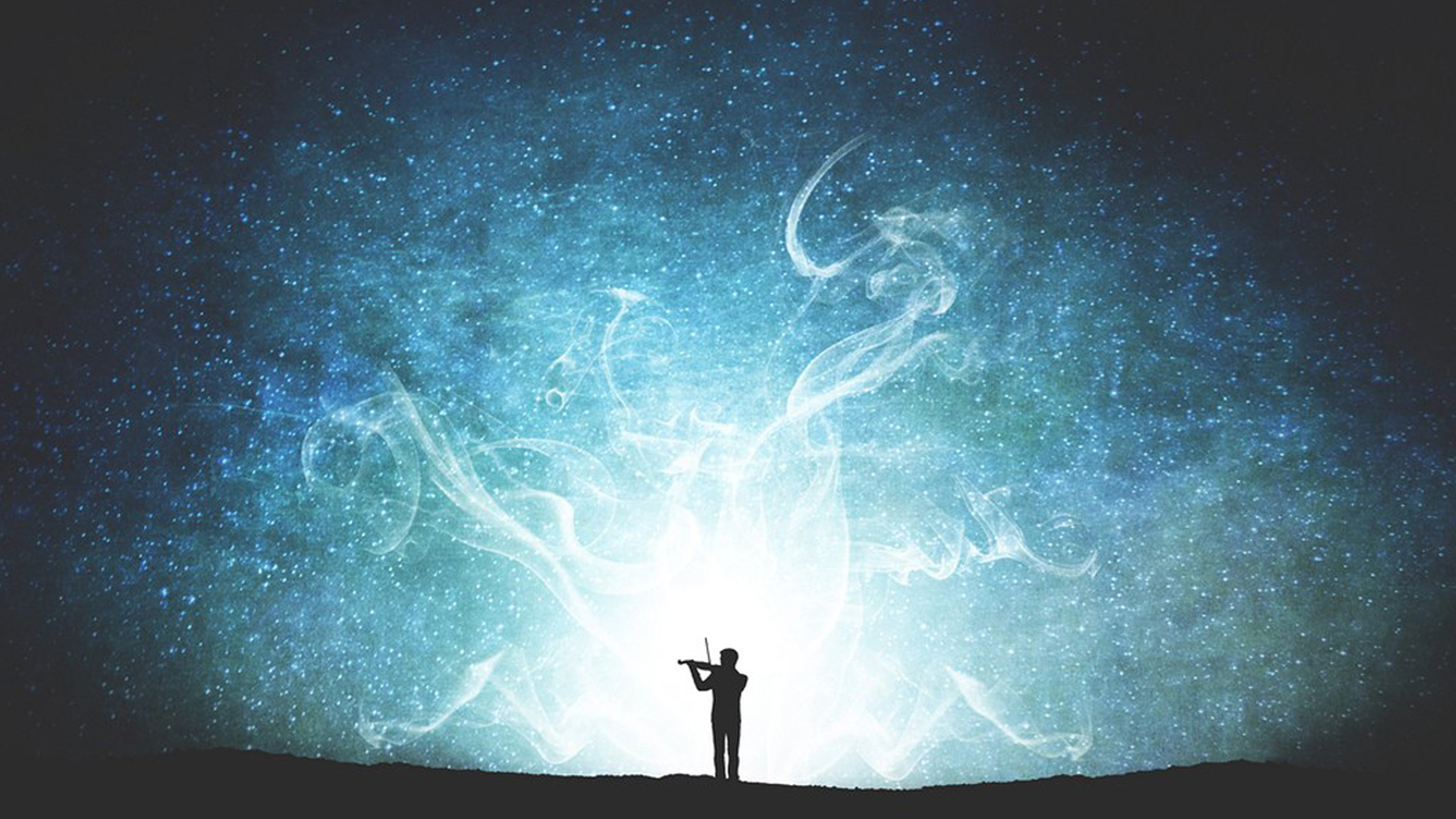 风景 奇幻梦境 星空 一个人的星空