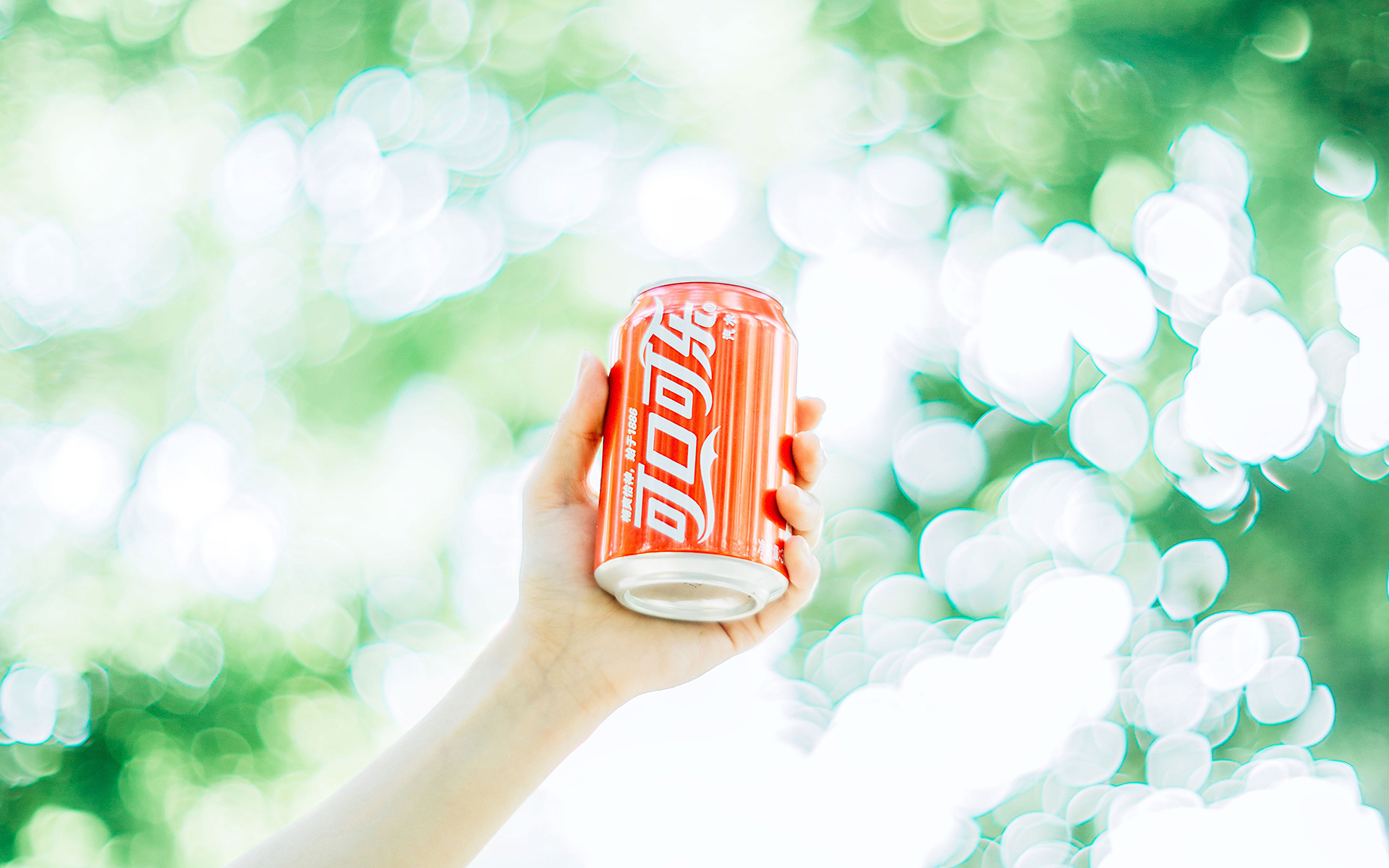 静物写真  夏日可口可乐