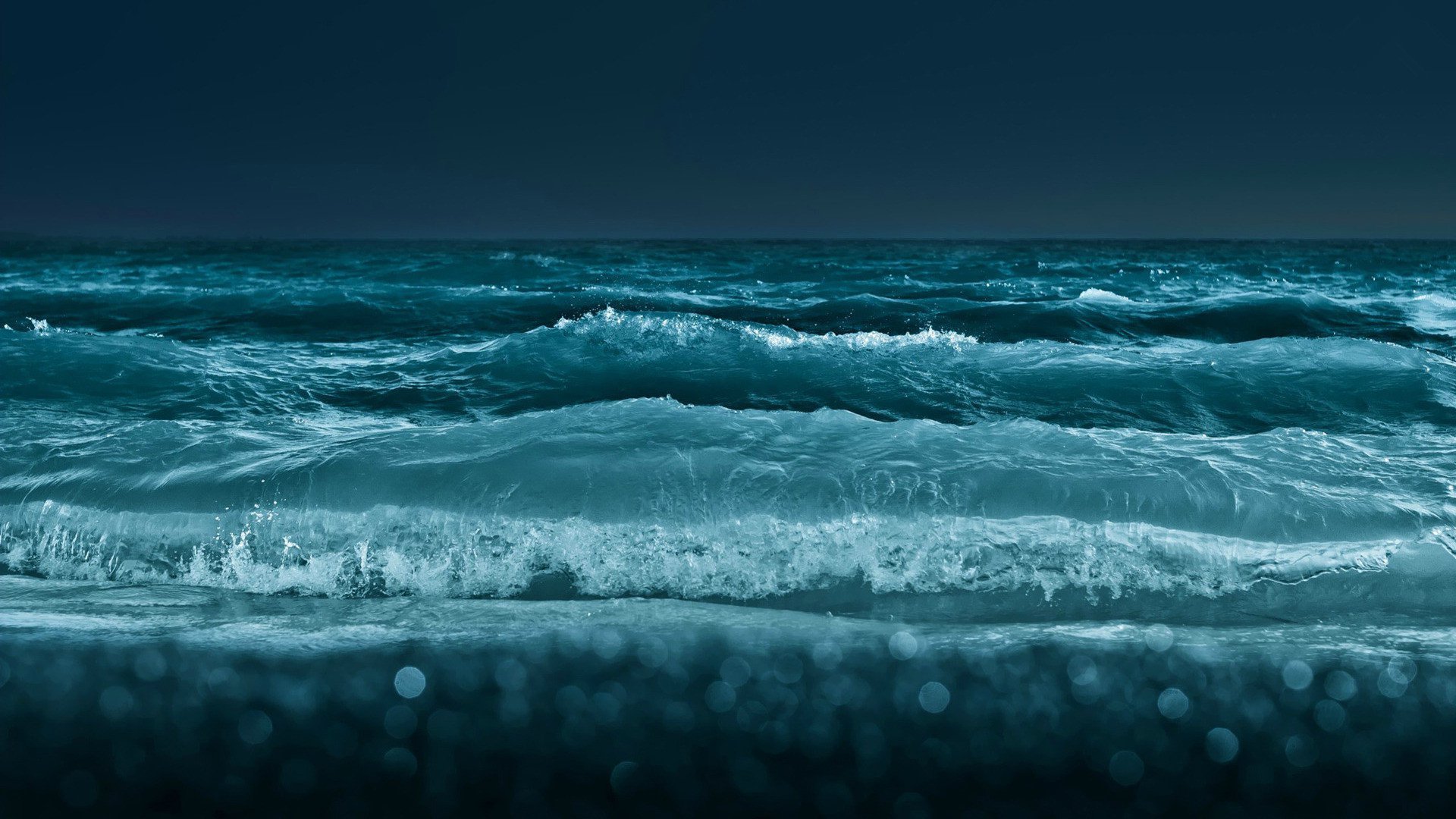 风景 大海 海浪 水
