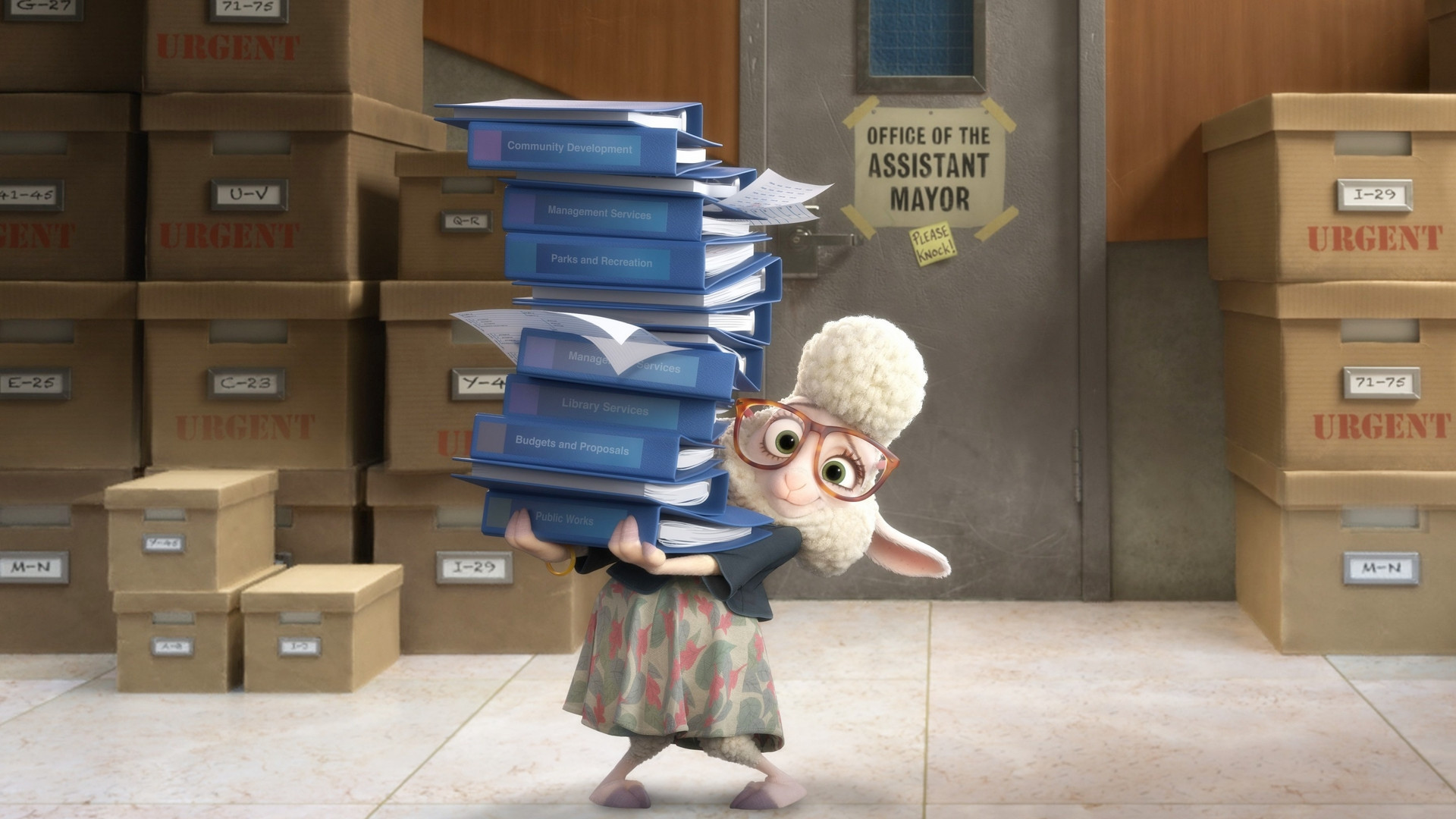 疯狂动物城 羊副市长 迪士尼大片 3D 动物世界 冒险 搞笑 动画