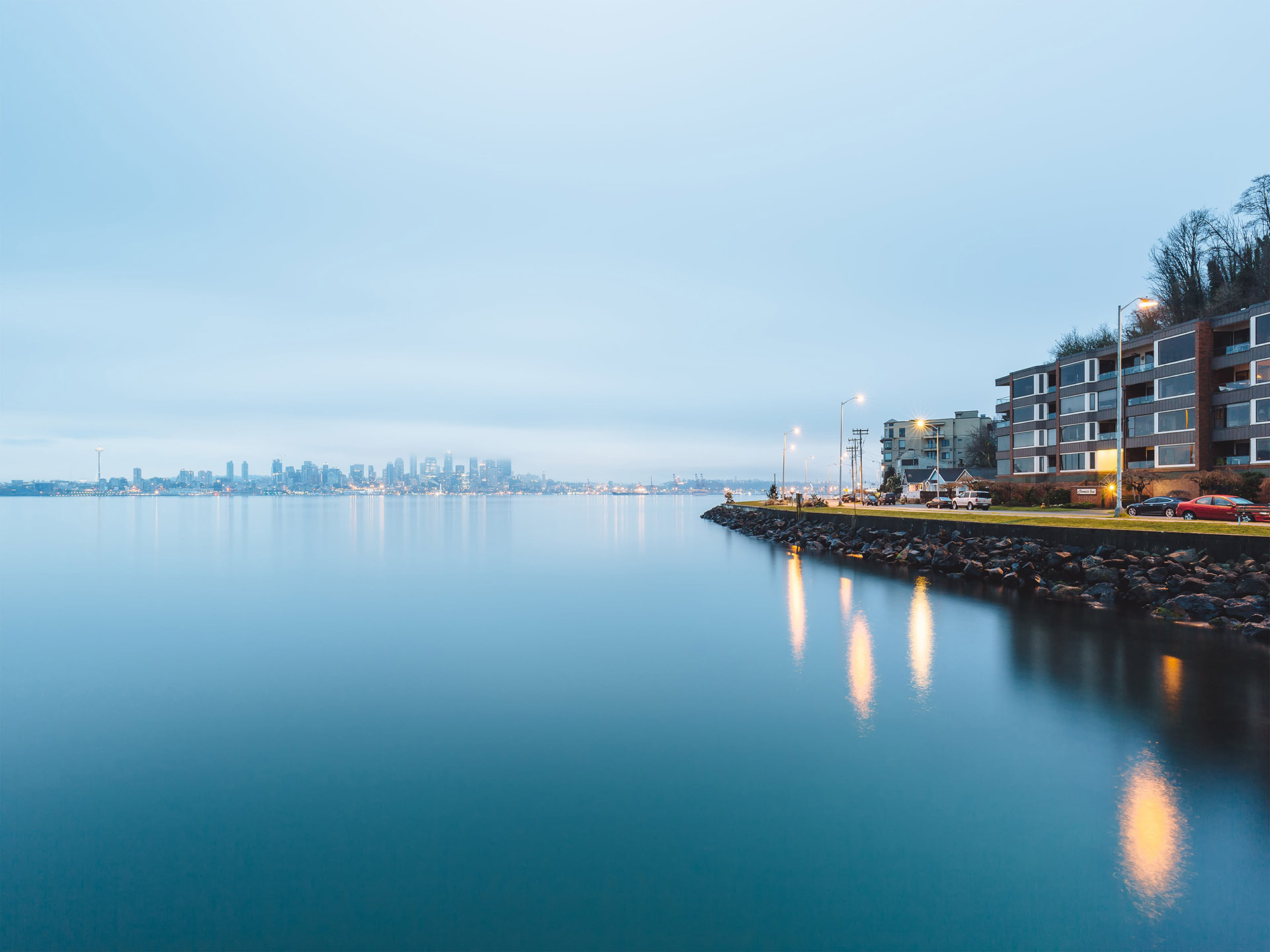 城市夜景  华盛顿哥伦比亚特区风景