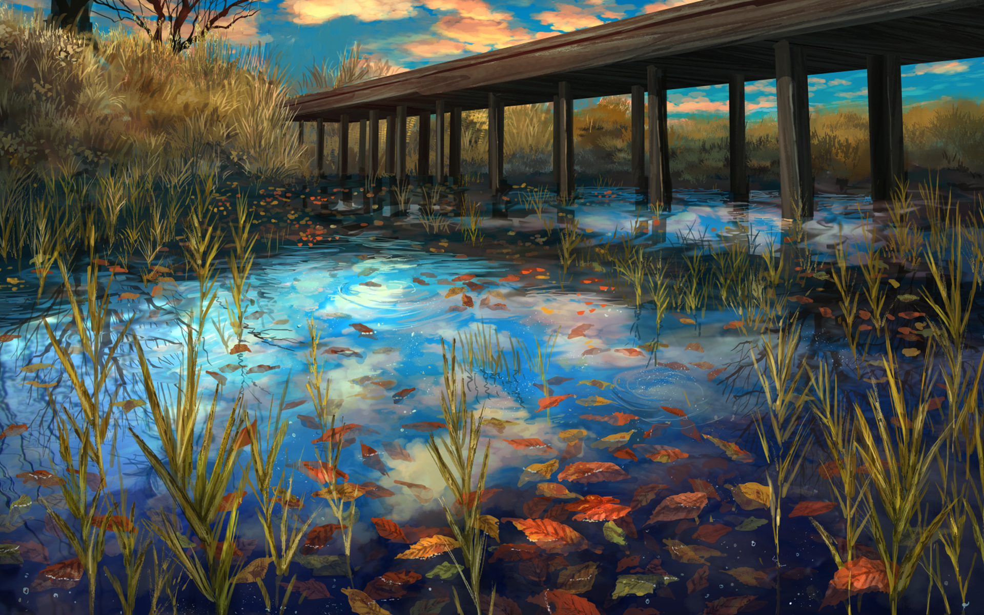 动漫 风景 唯美