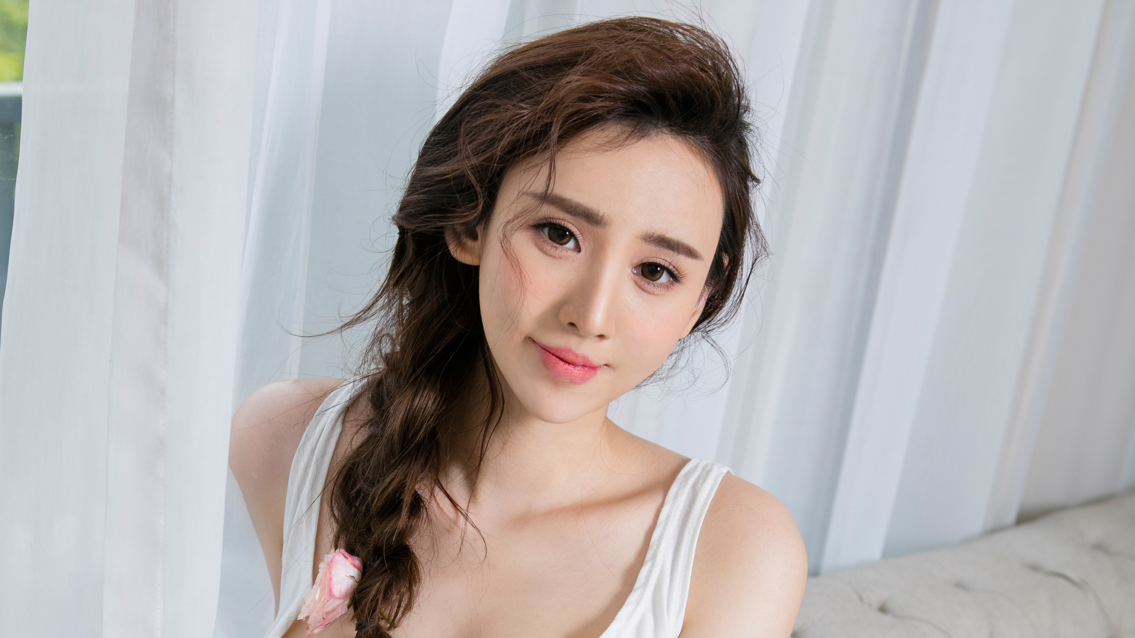 性感女神 于思琪 漂亮 长辫子