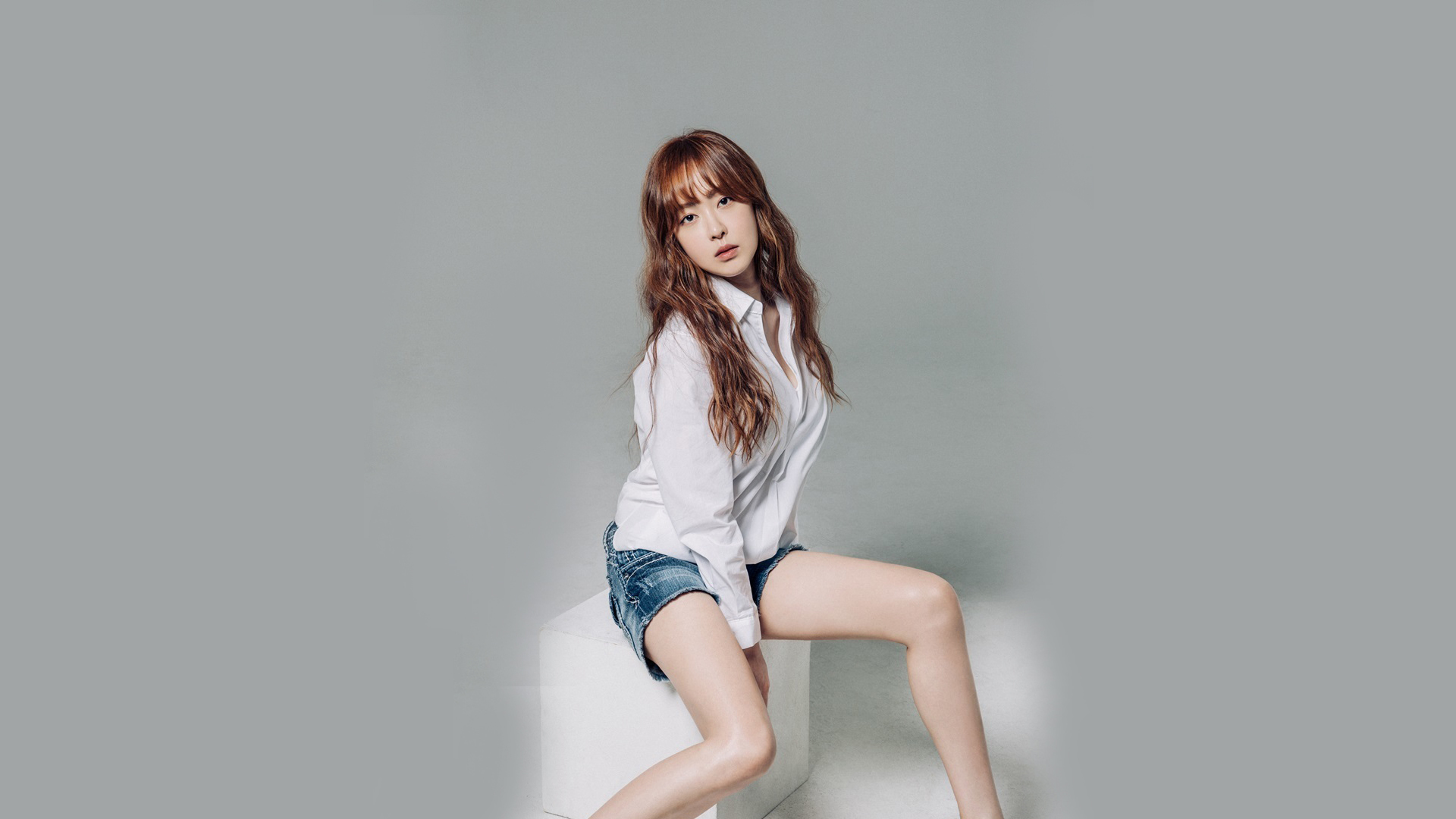 刘小英 韩国 女团 After School 宽屏 美女 明星 朱小英