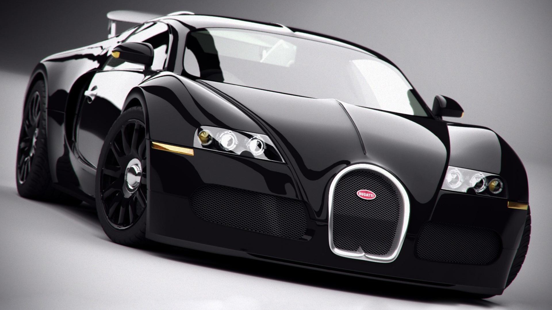 布加迪 黑色跑车