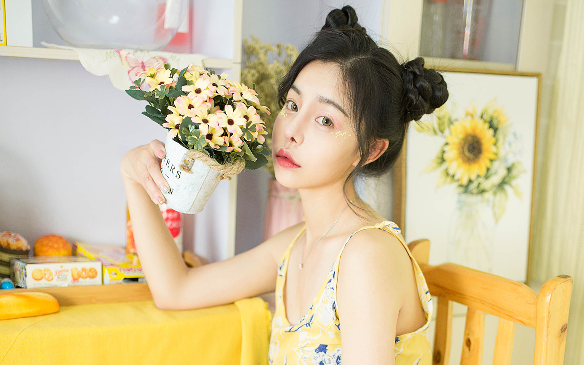 清纯  元气少女居家唯美文艺写真