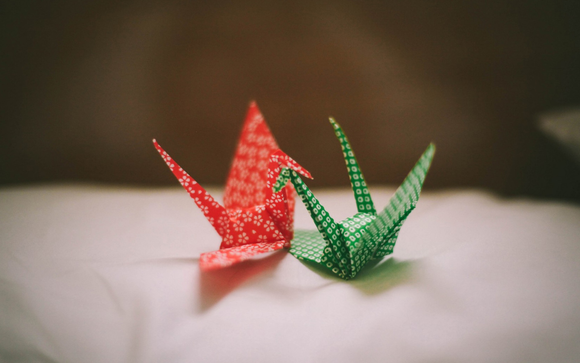 小清新 舒缓压力 折纸 千纸鹤