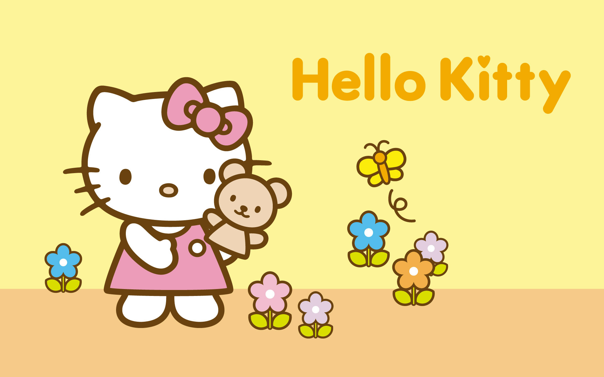 Hello Kitty 可爱 卡通 宽屏