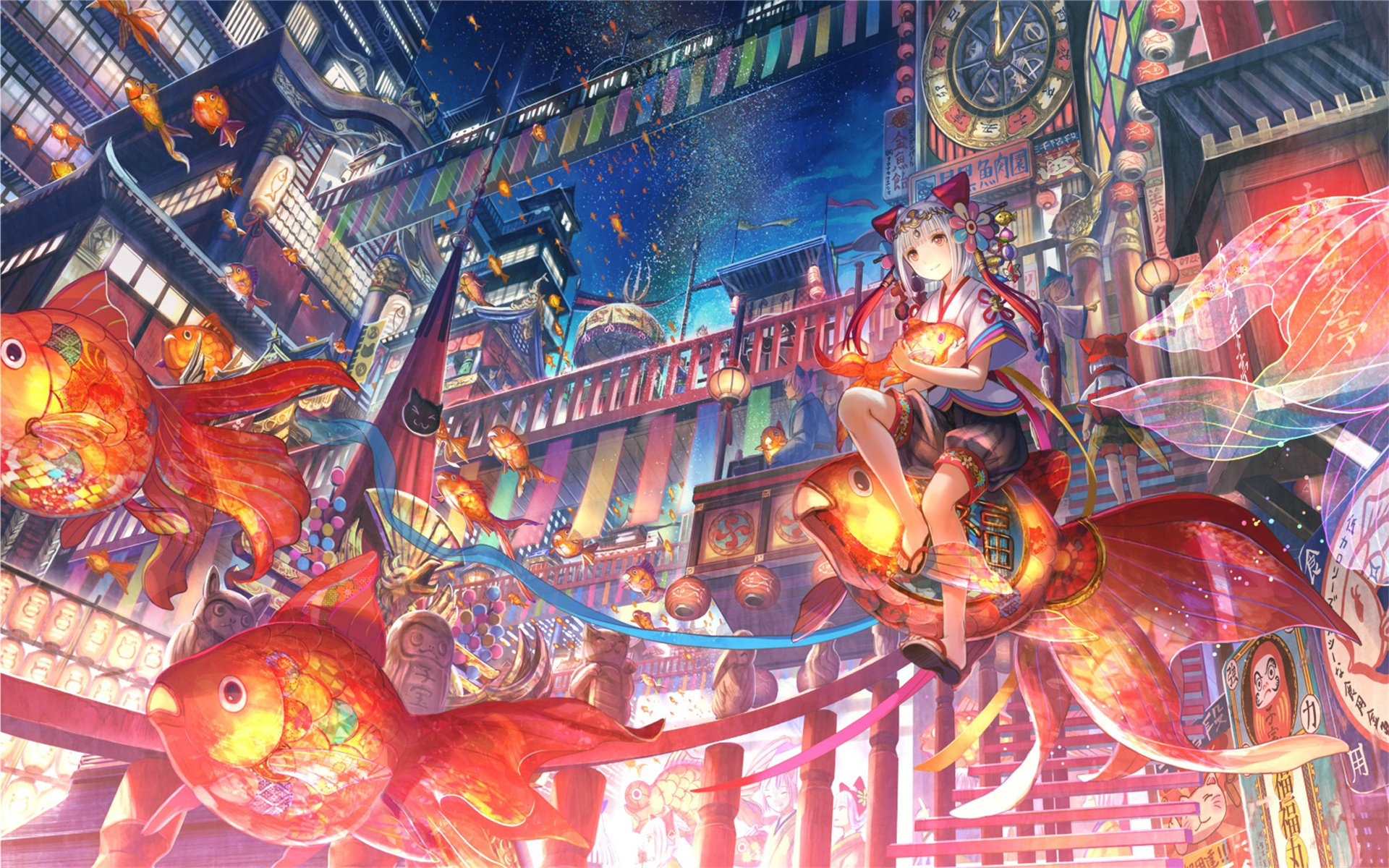 藤原金鱼 少女 梦幻