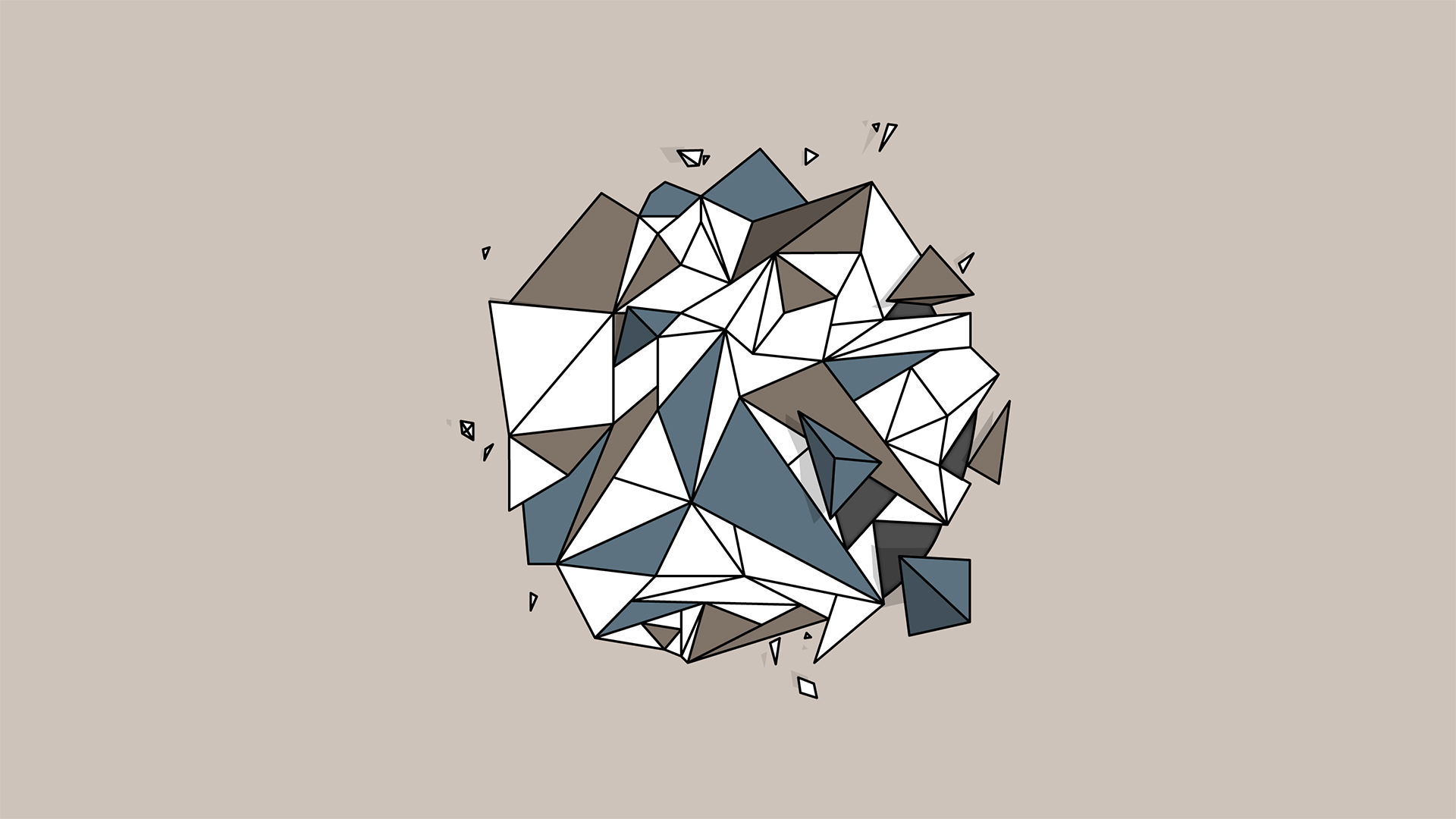 酷炫  时尚 多边形