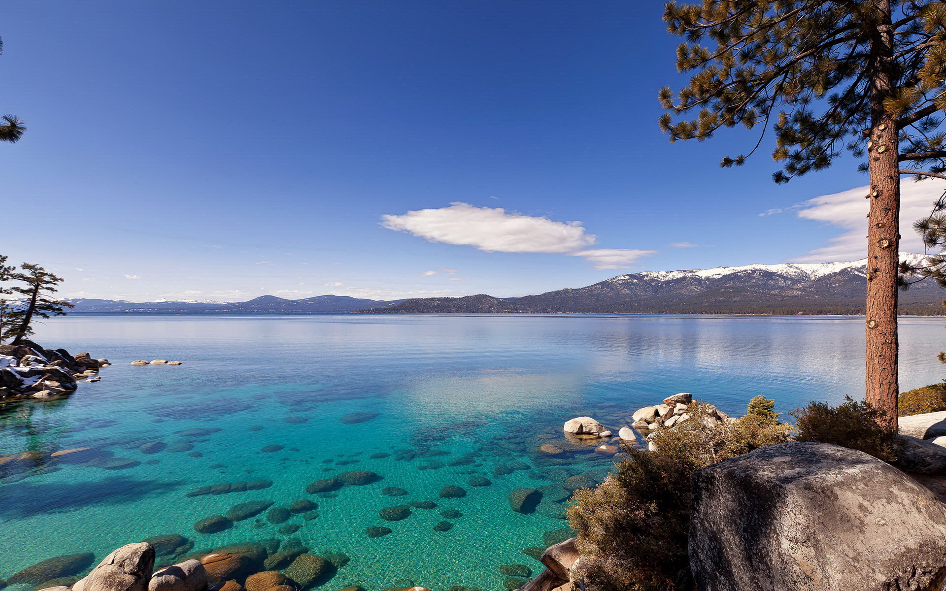 美国 太浩湖 Lake Tahoe 塔霍湖 风景 宽屏
