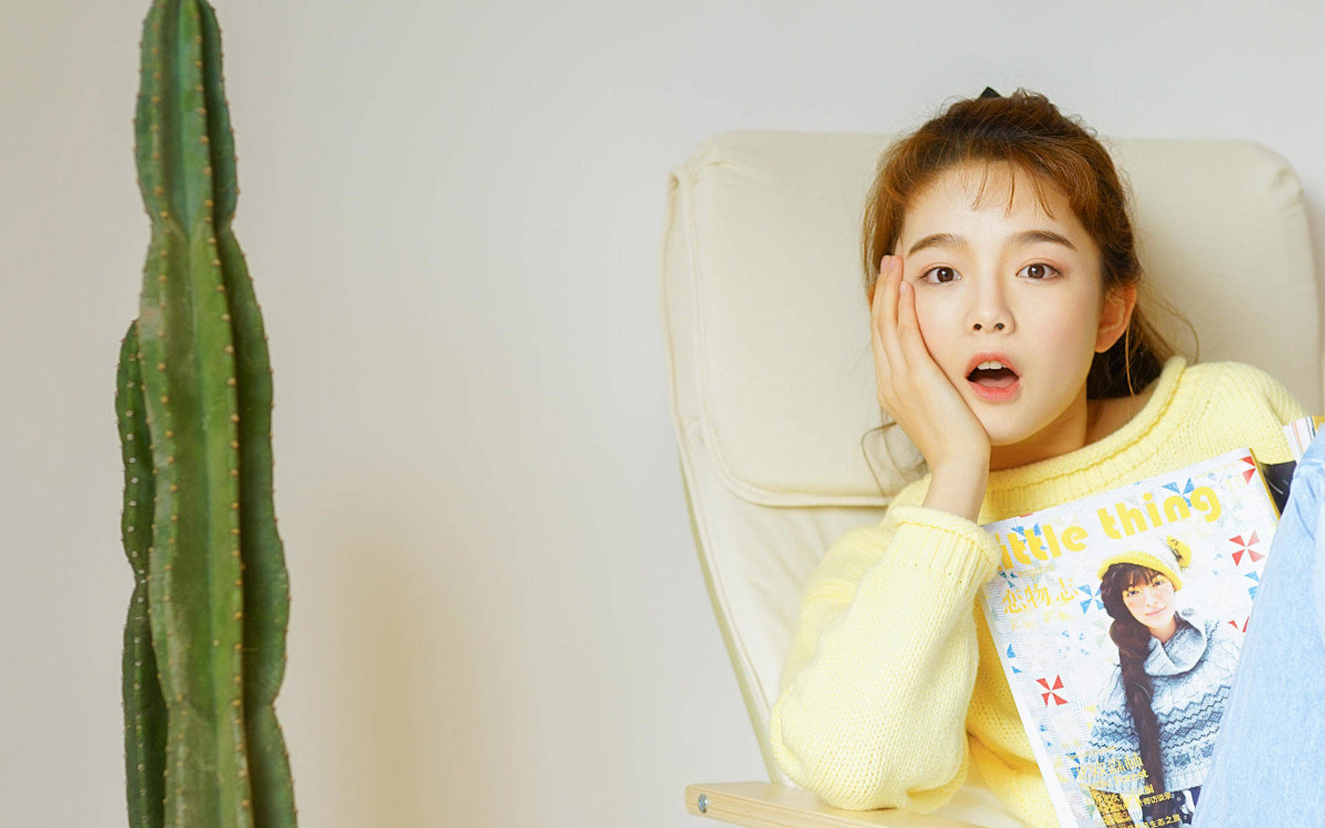 清纯  可爱俏皮美少女