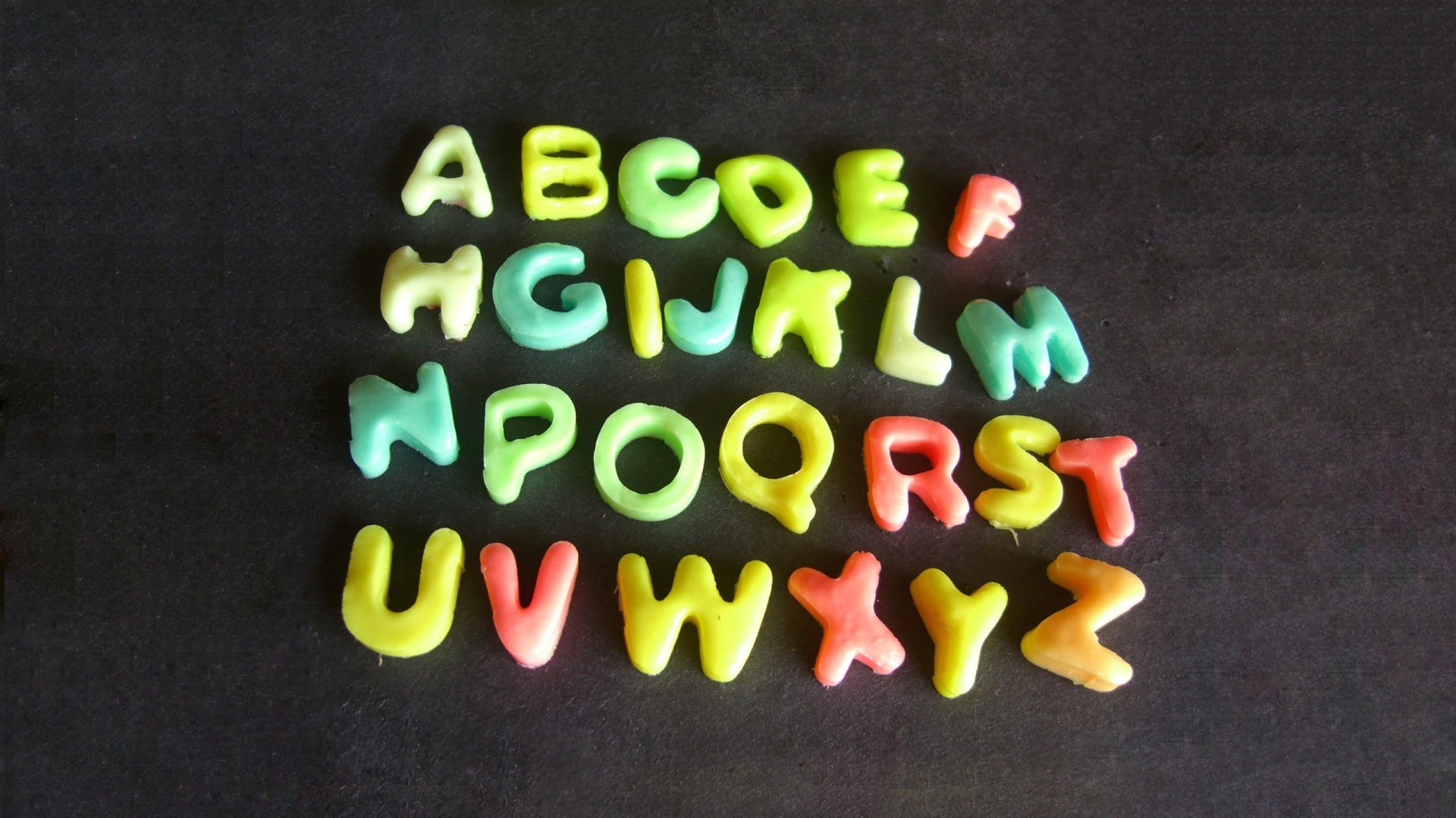 文字 橡皮泥 字母