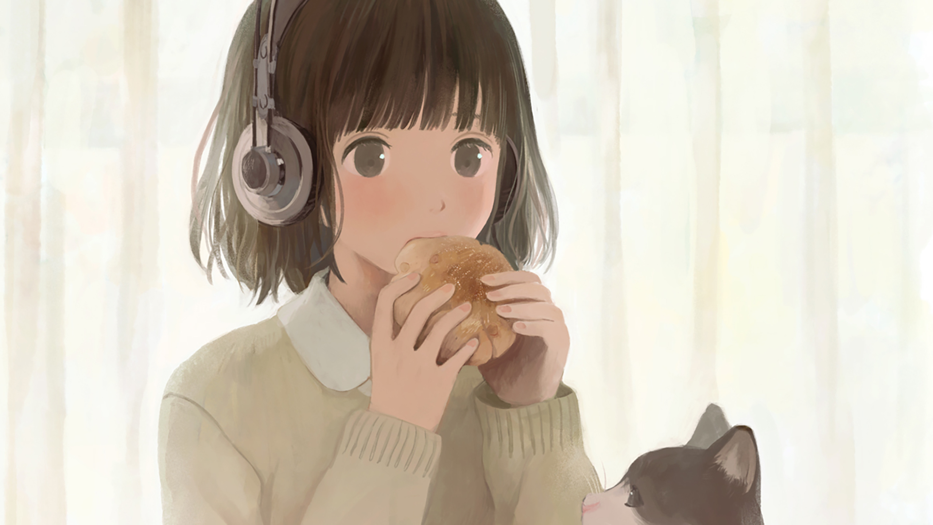 动漫 卡通 手绘 少女