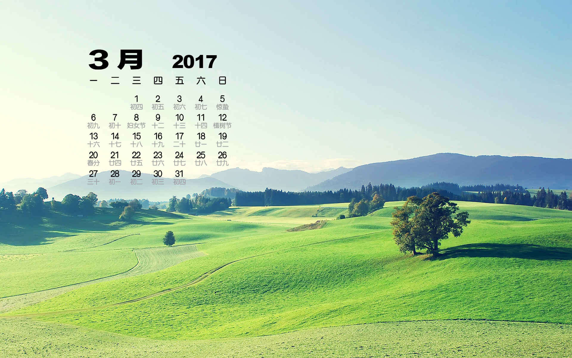 2017年3月 绿色草地