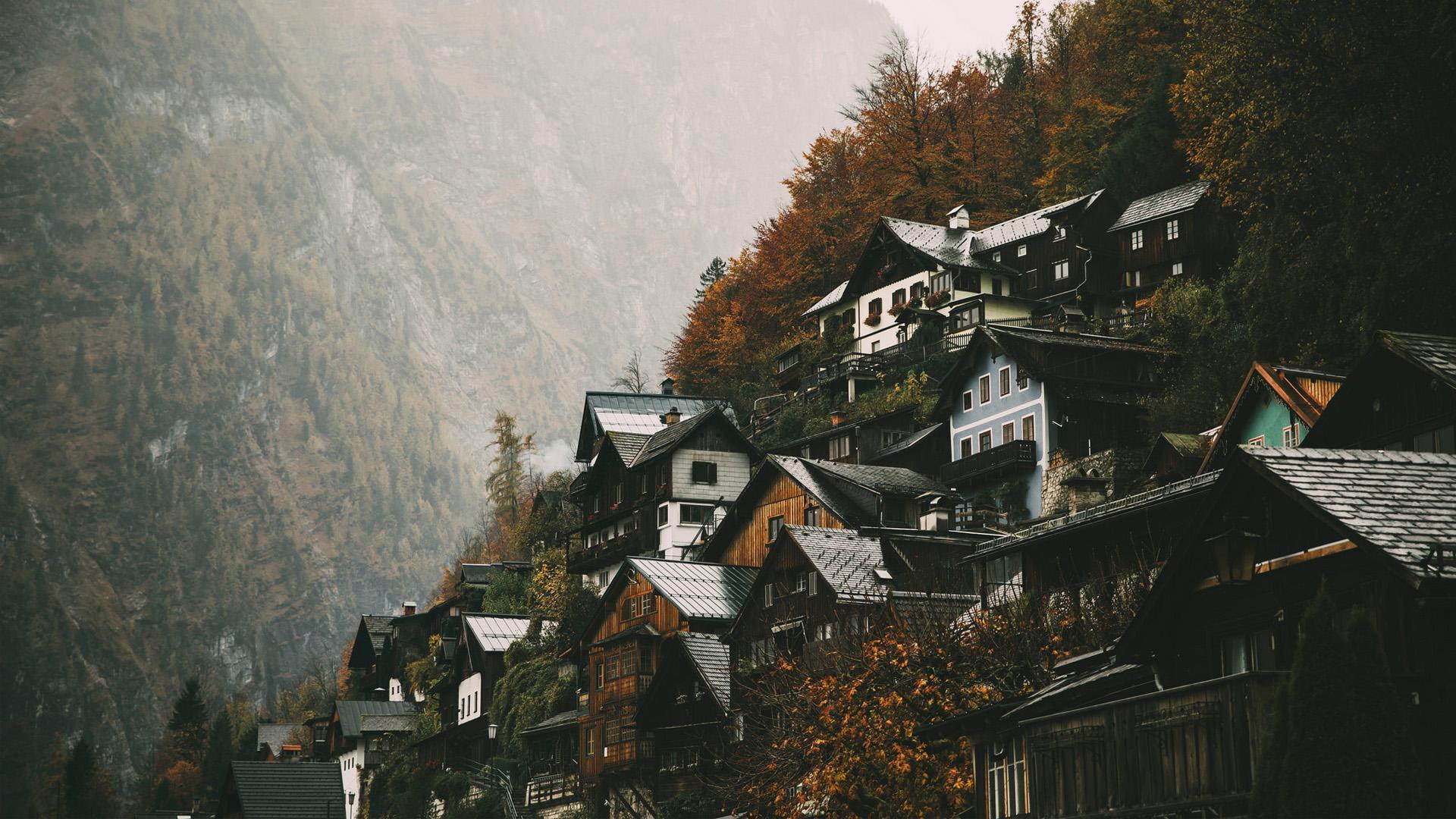 自然风光 山村 村寨