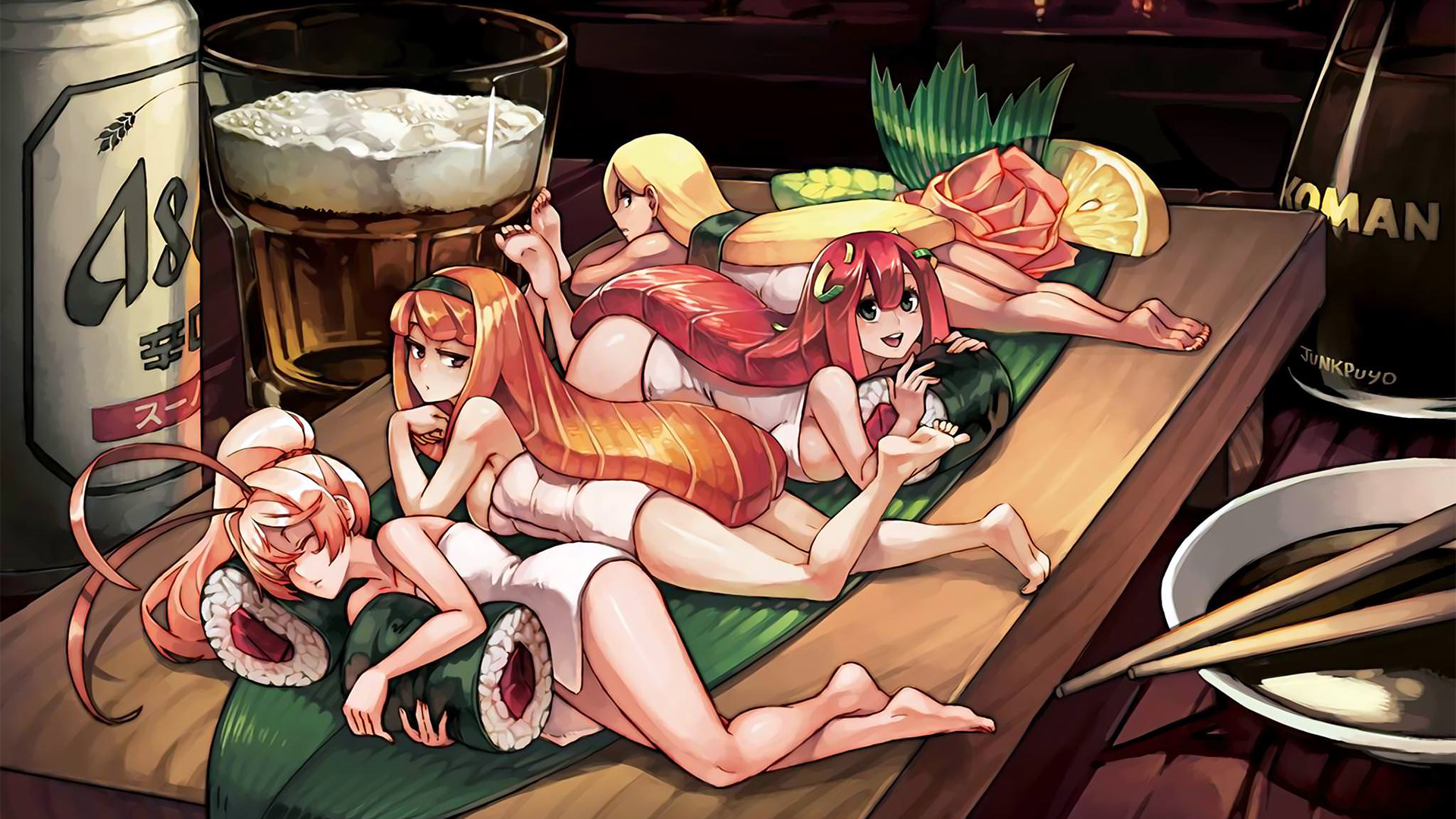 卡通人物 寿司 精灵