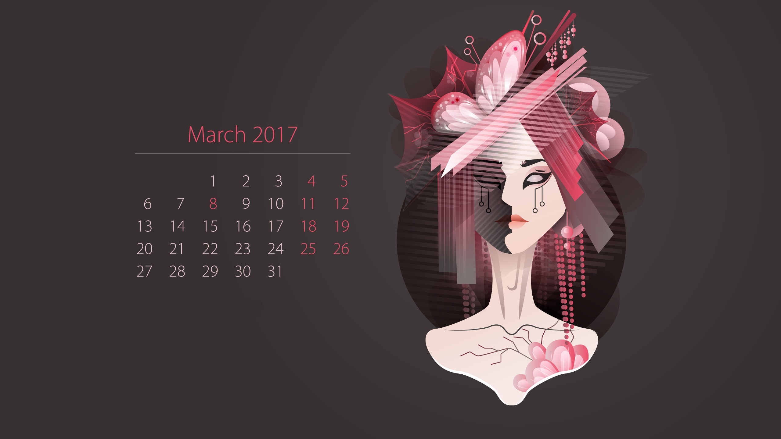 2017年3月 手绘女孩