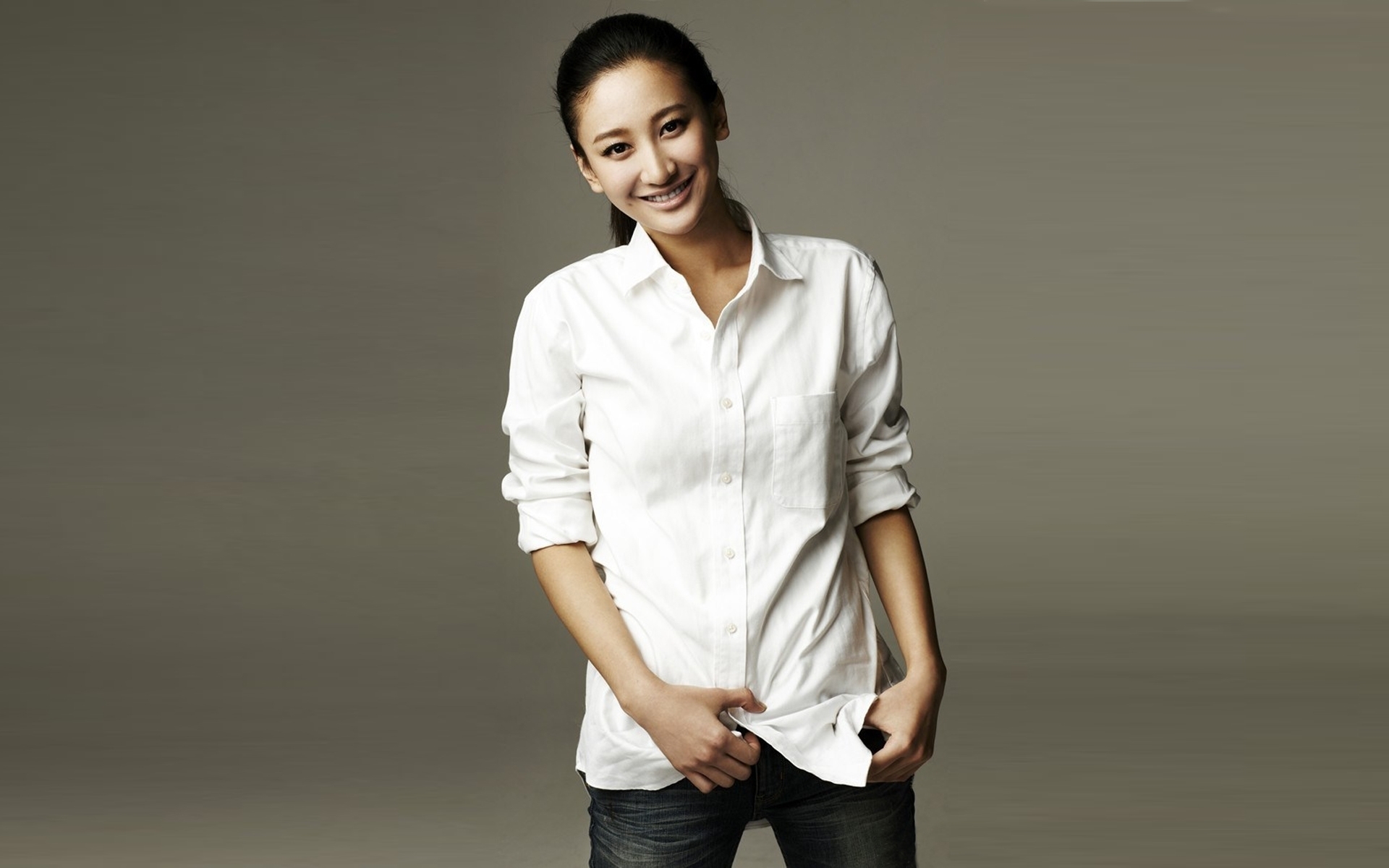 李小冉 演员 气质美女 明星 宽屏