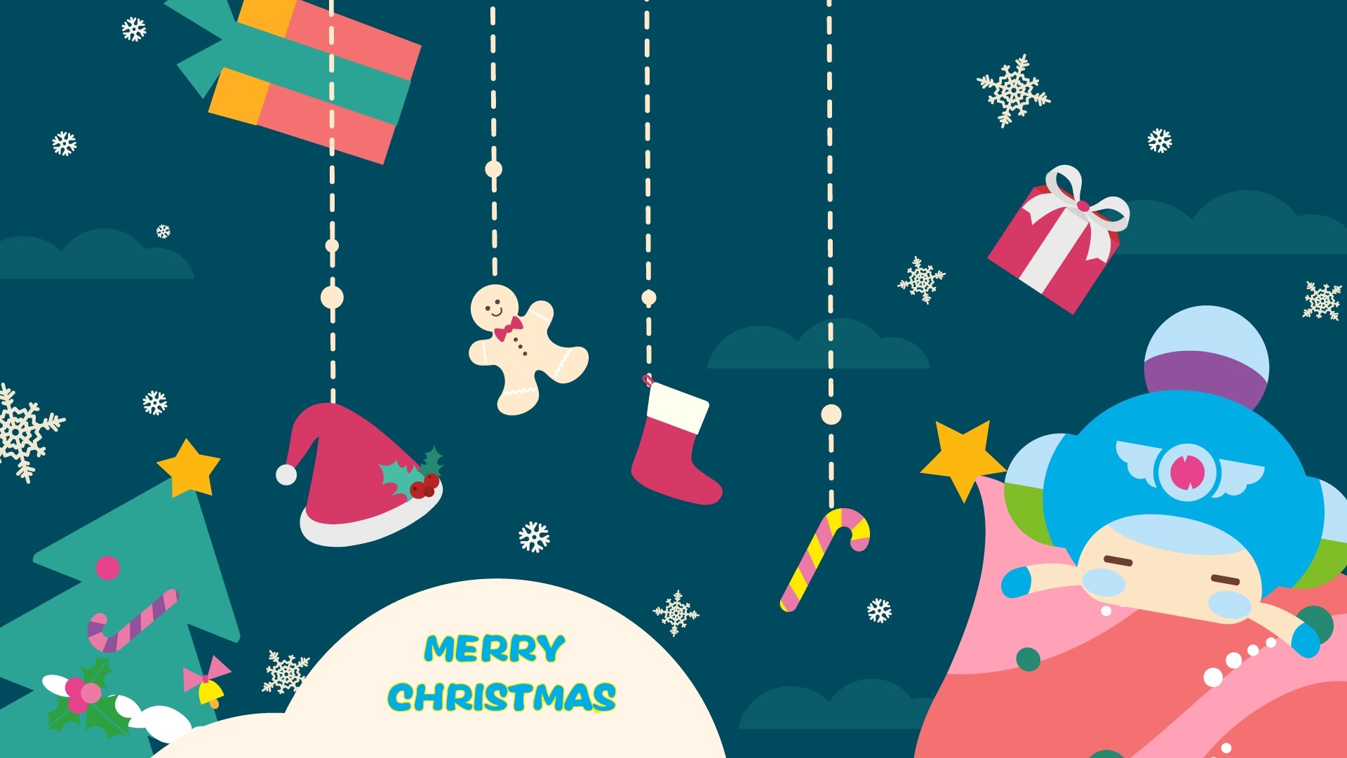 昆塔 圣诞 欢乐 雪人 礼物