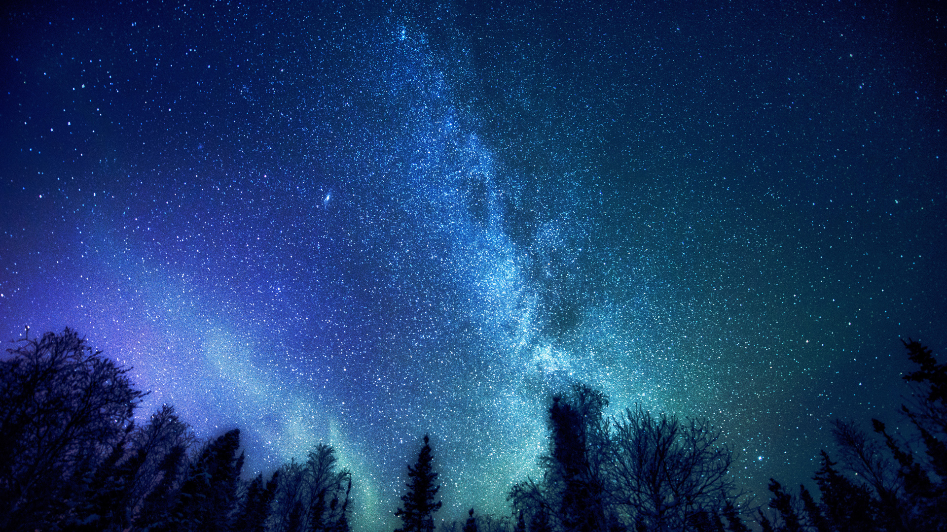 风景 夜晚 星空