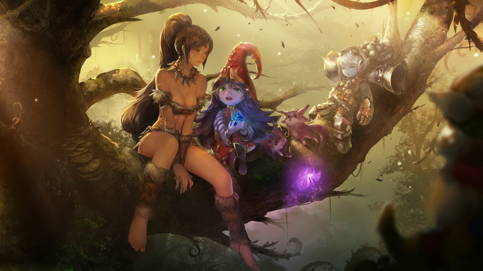 英雄联盟 游戏 小炮 豹女 露露 lol