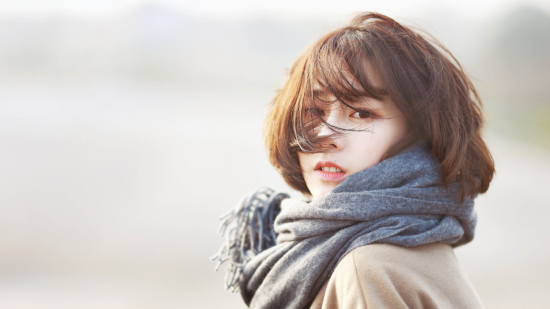 清纯 短发 阳光 治愈系