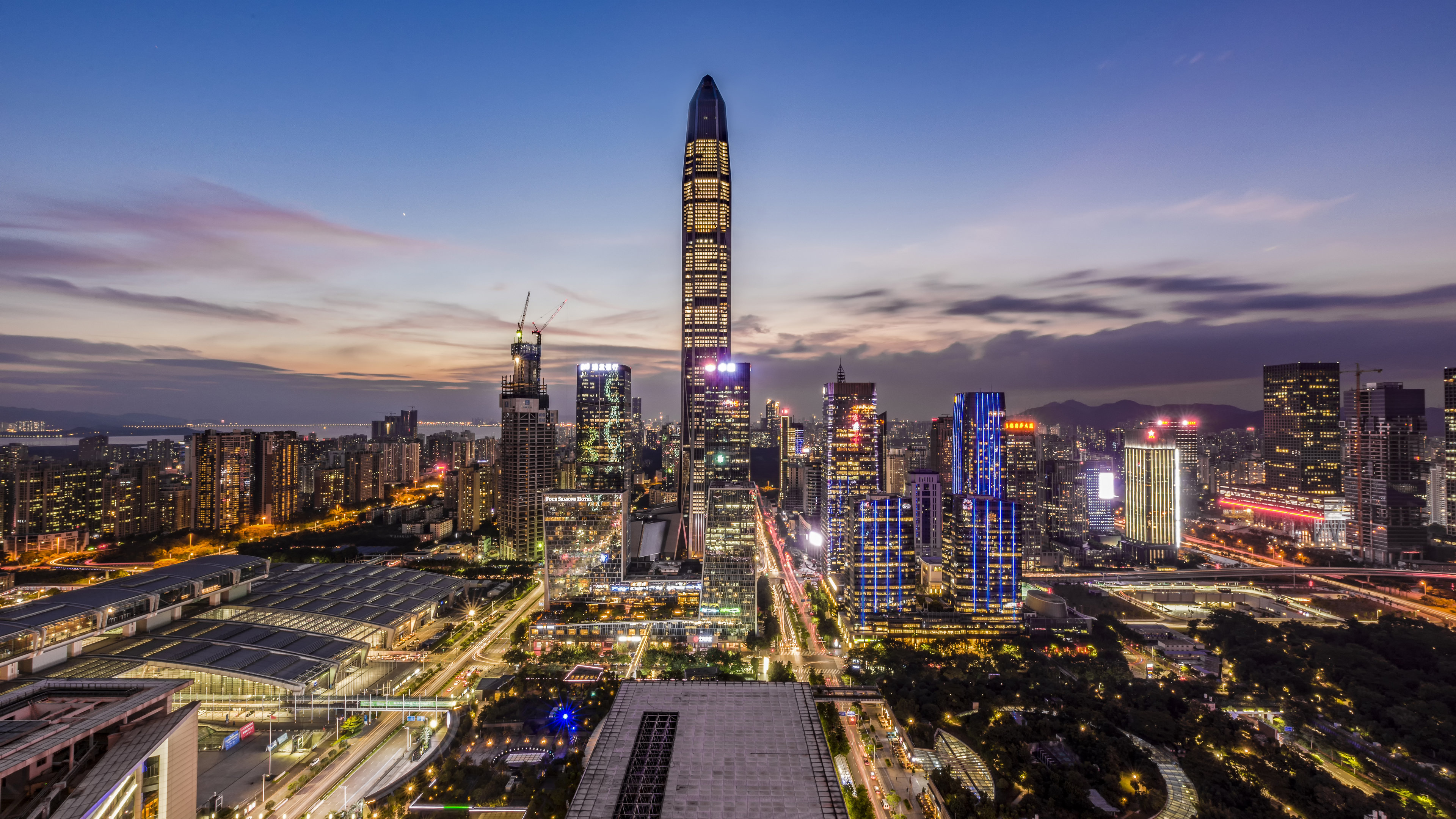风景 城市夜景 广东深圳 建筑