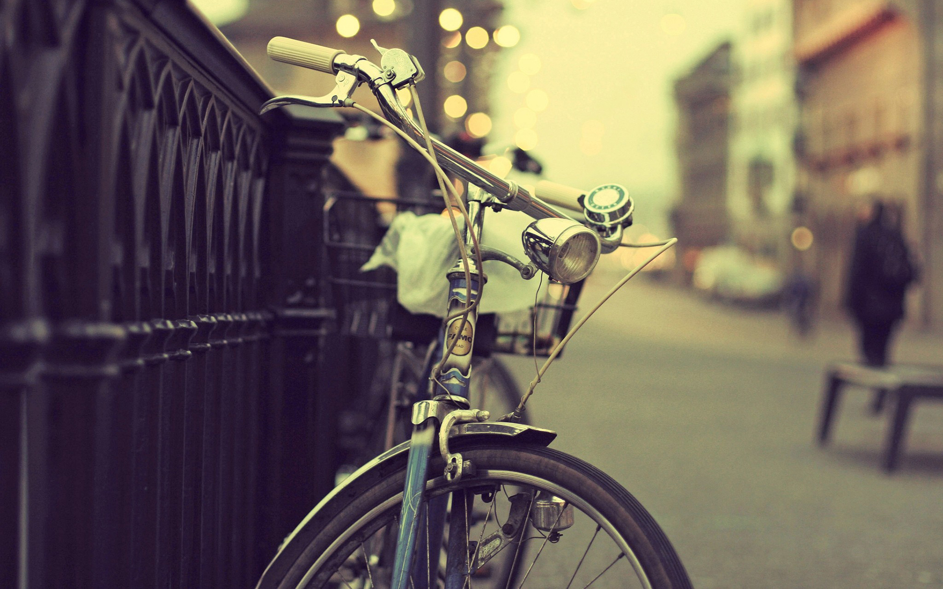 小清新 自行车 温馨一刻