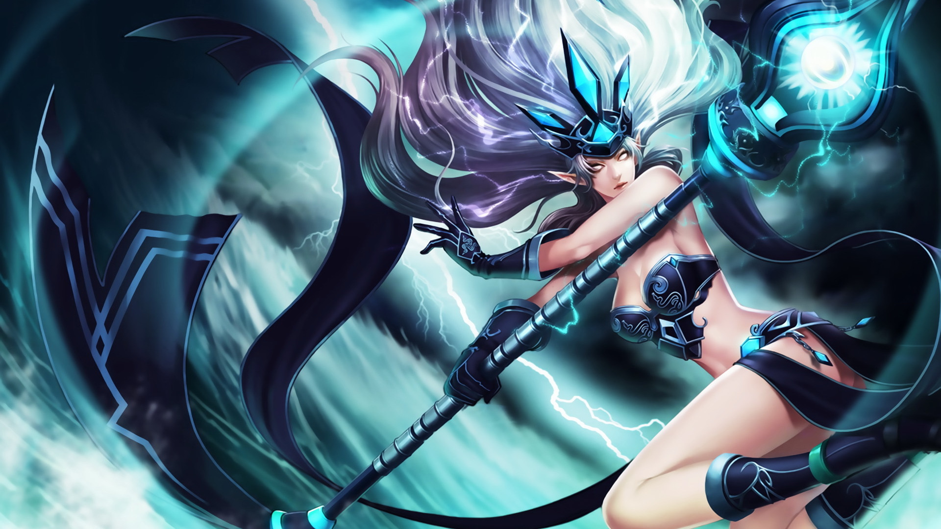 英雄联盟 游戏 风女