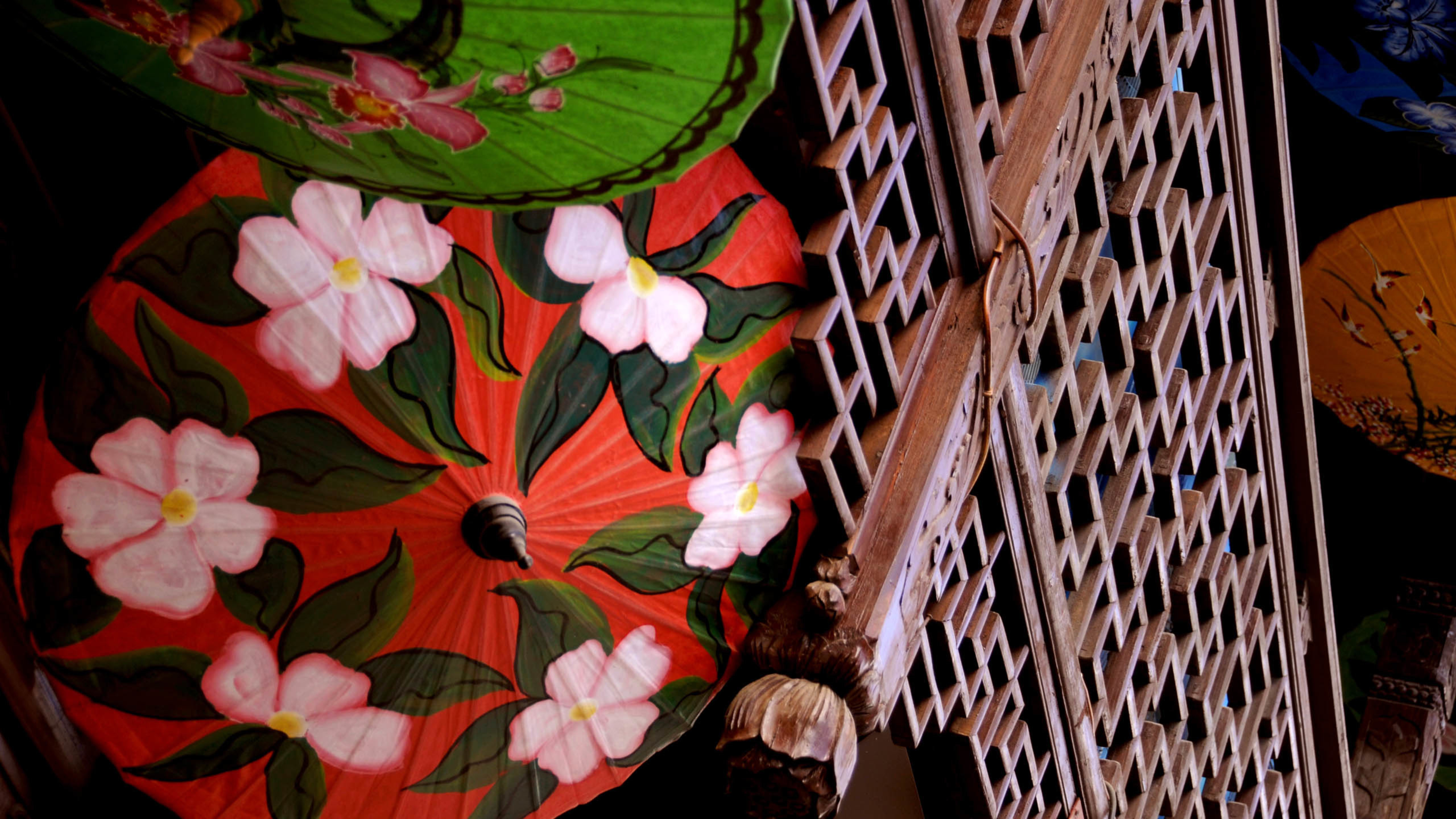 纸伞 门窗 古典