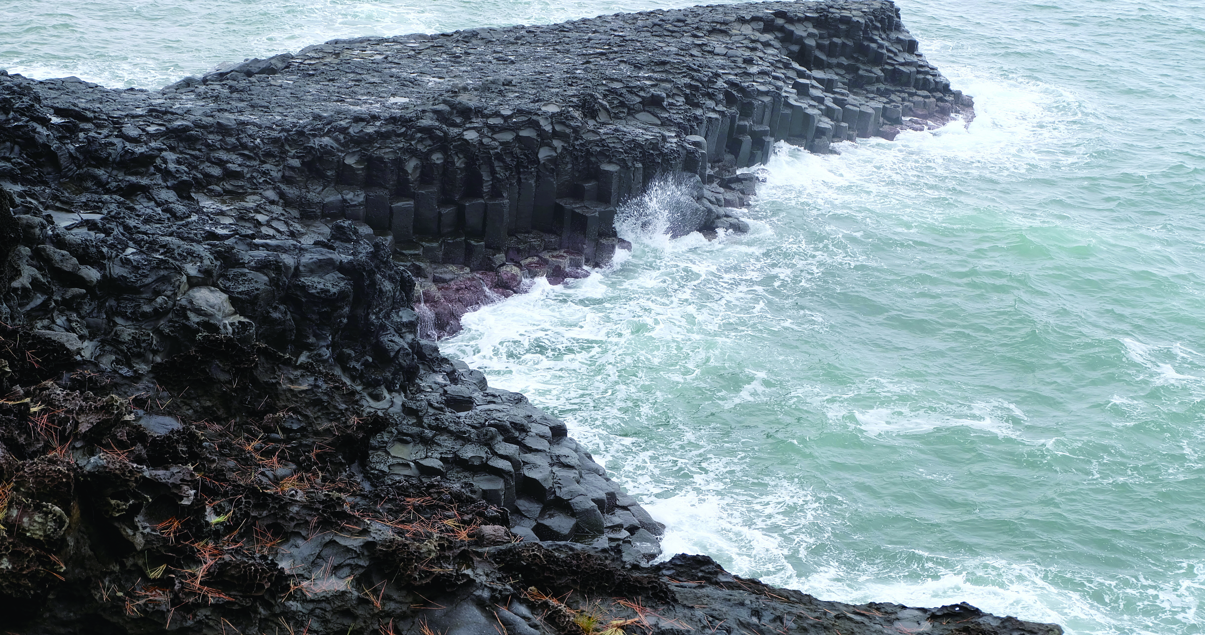 4K 海洋天堂 大海 海浪 礁石