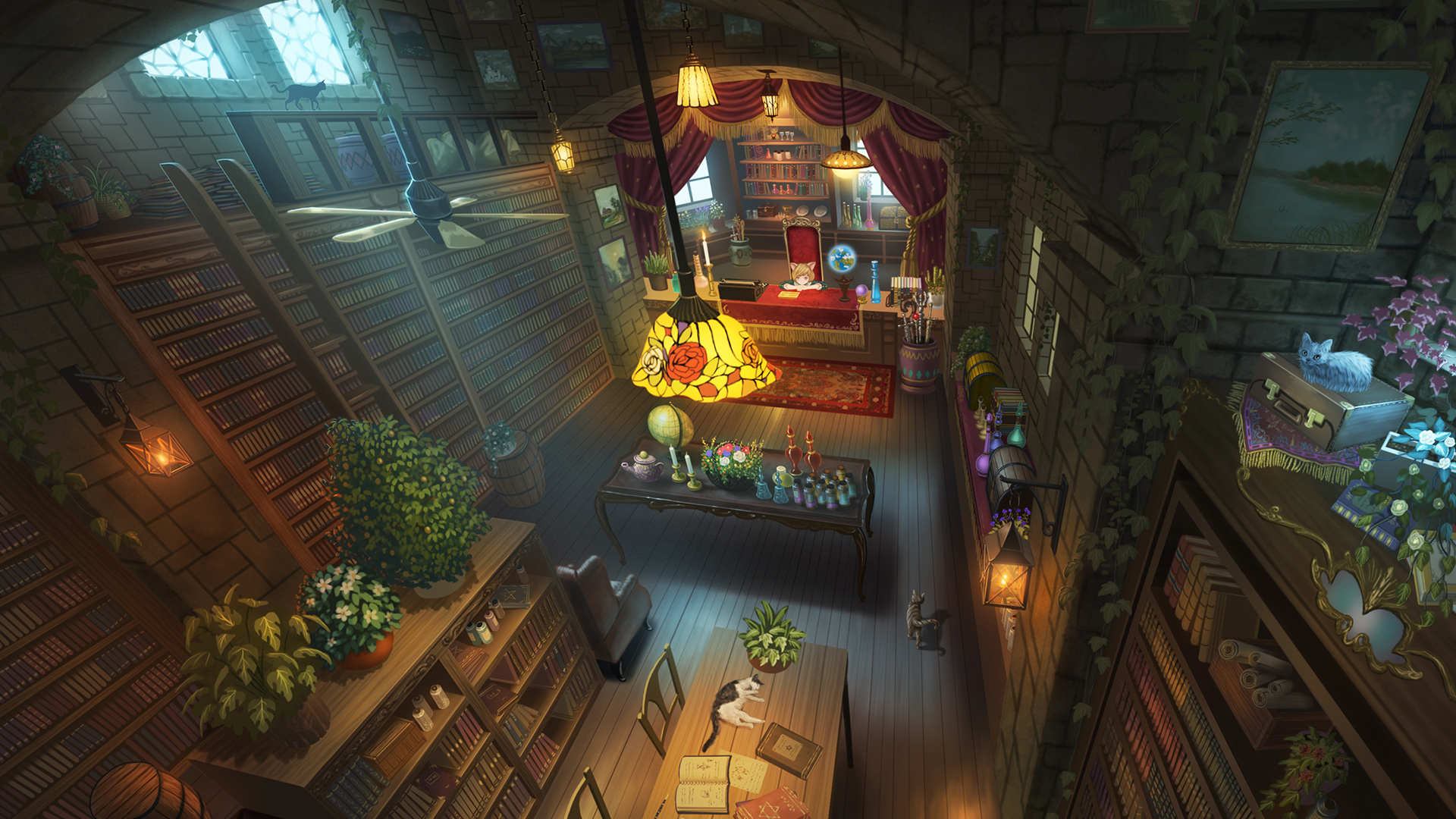 动漫  二次元动漫   唯美场景