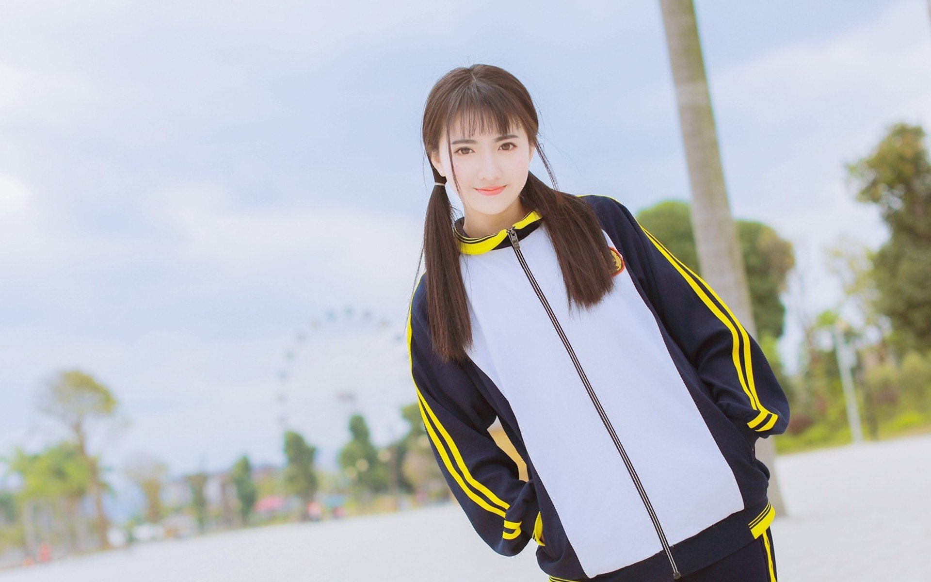 清纯 学生服 可爱 美女