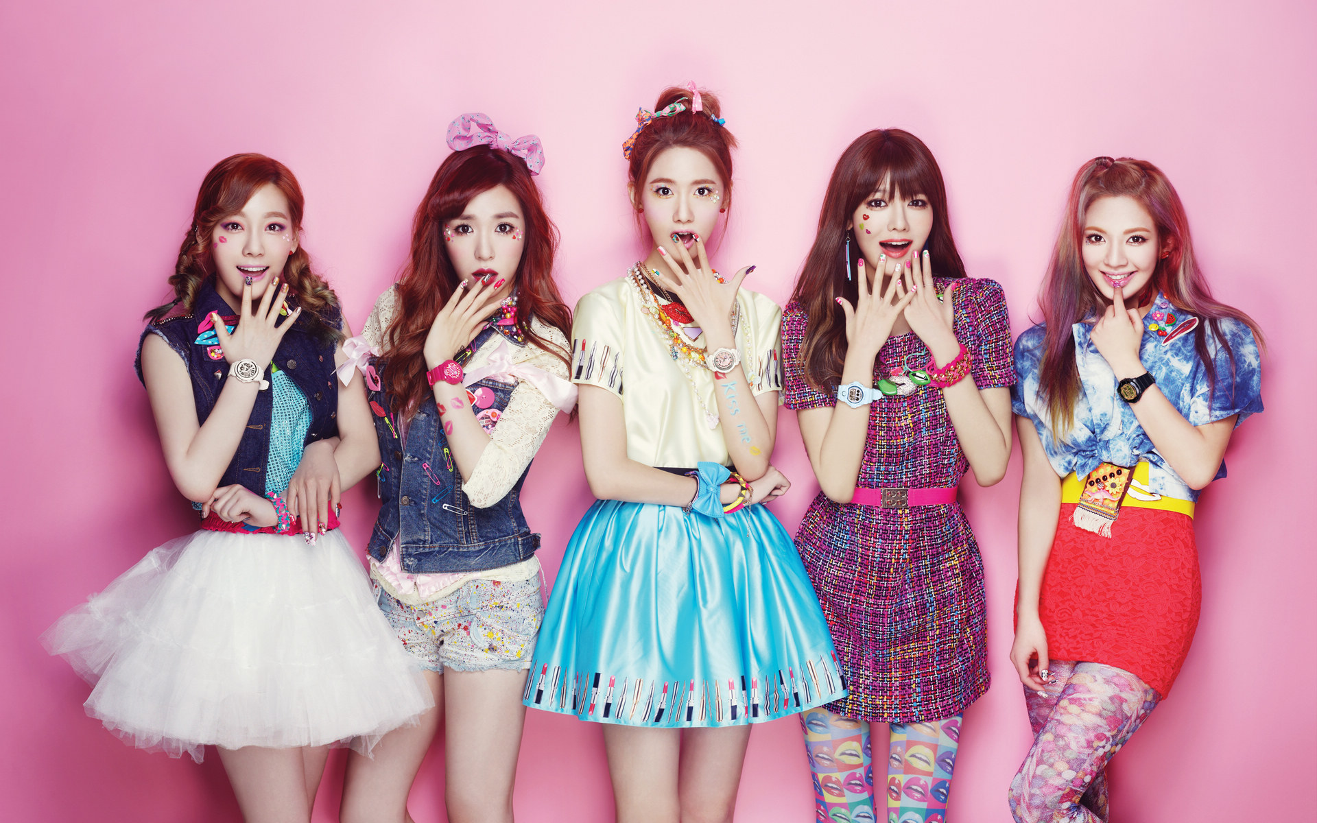 少女时代 韩国 明星 天团 组合 美女