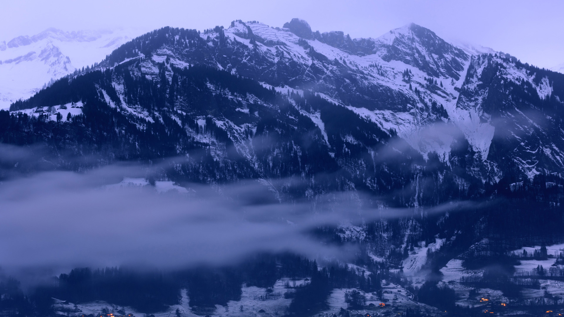 风景 雪山 自然风光