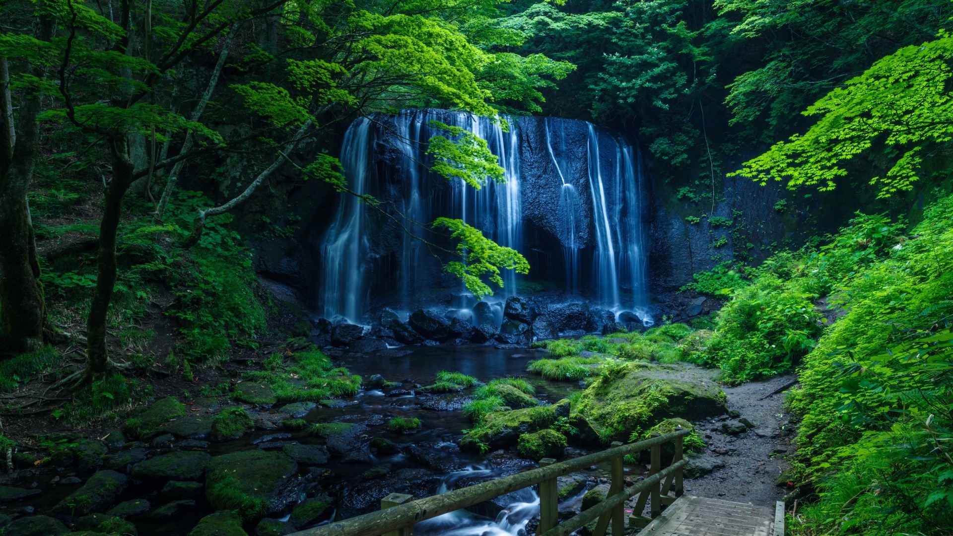 风景 自然风光 瀑布
