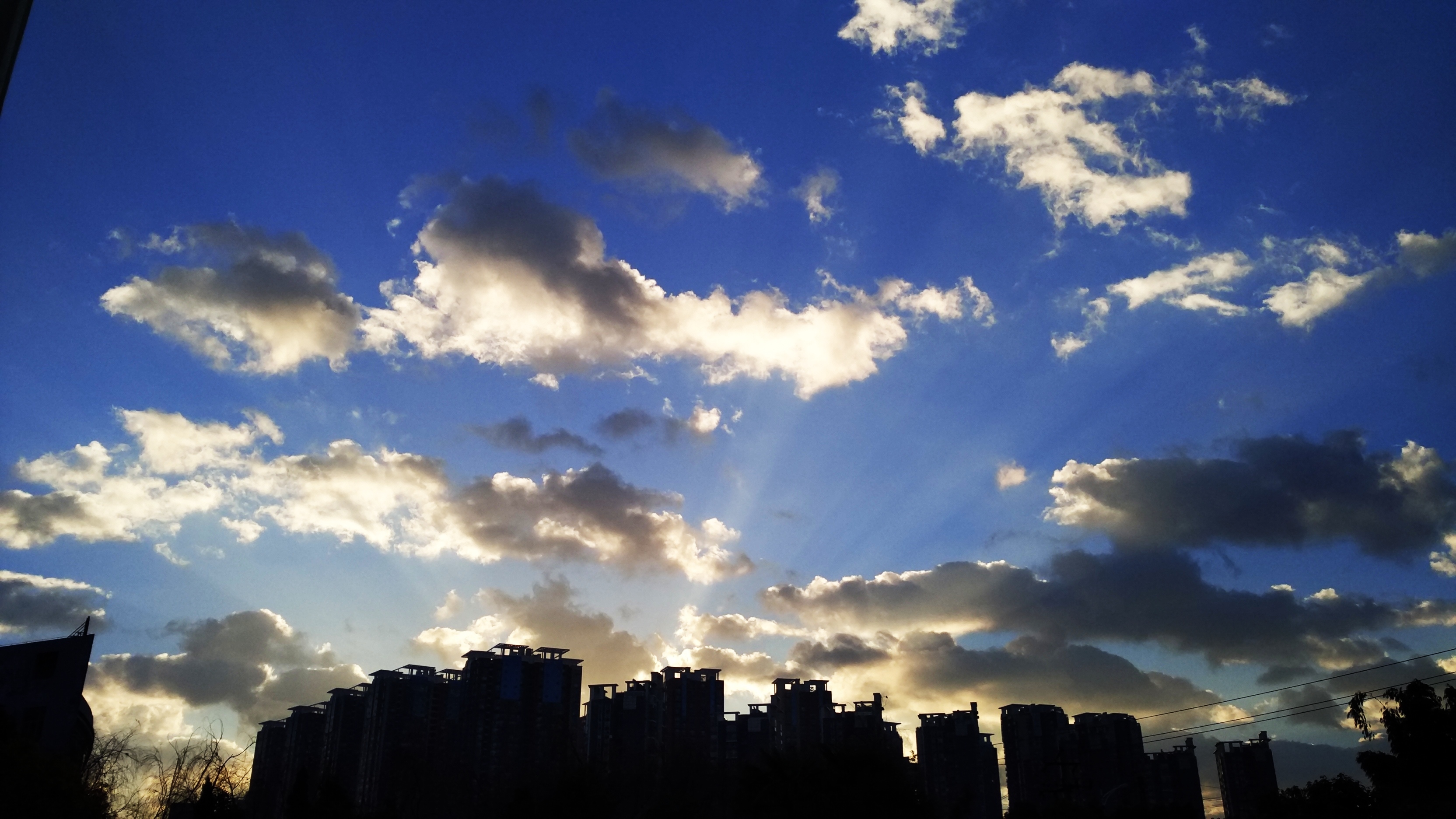 自然 风景 云