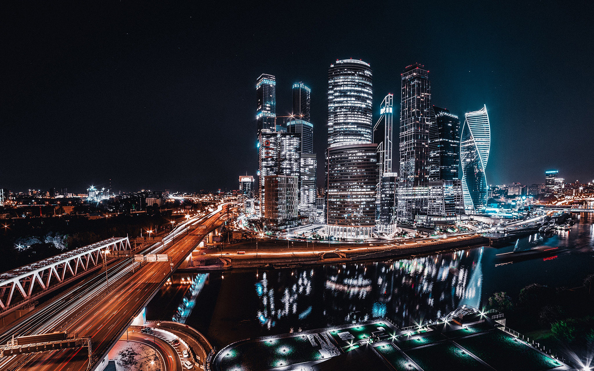 风景 城市夜景 建筑 灯光