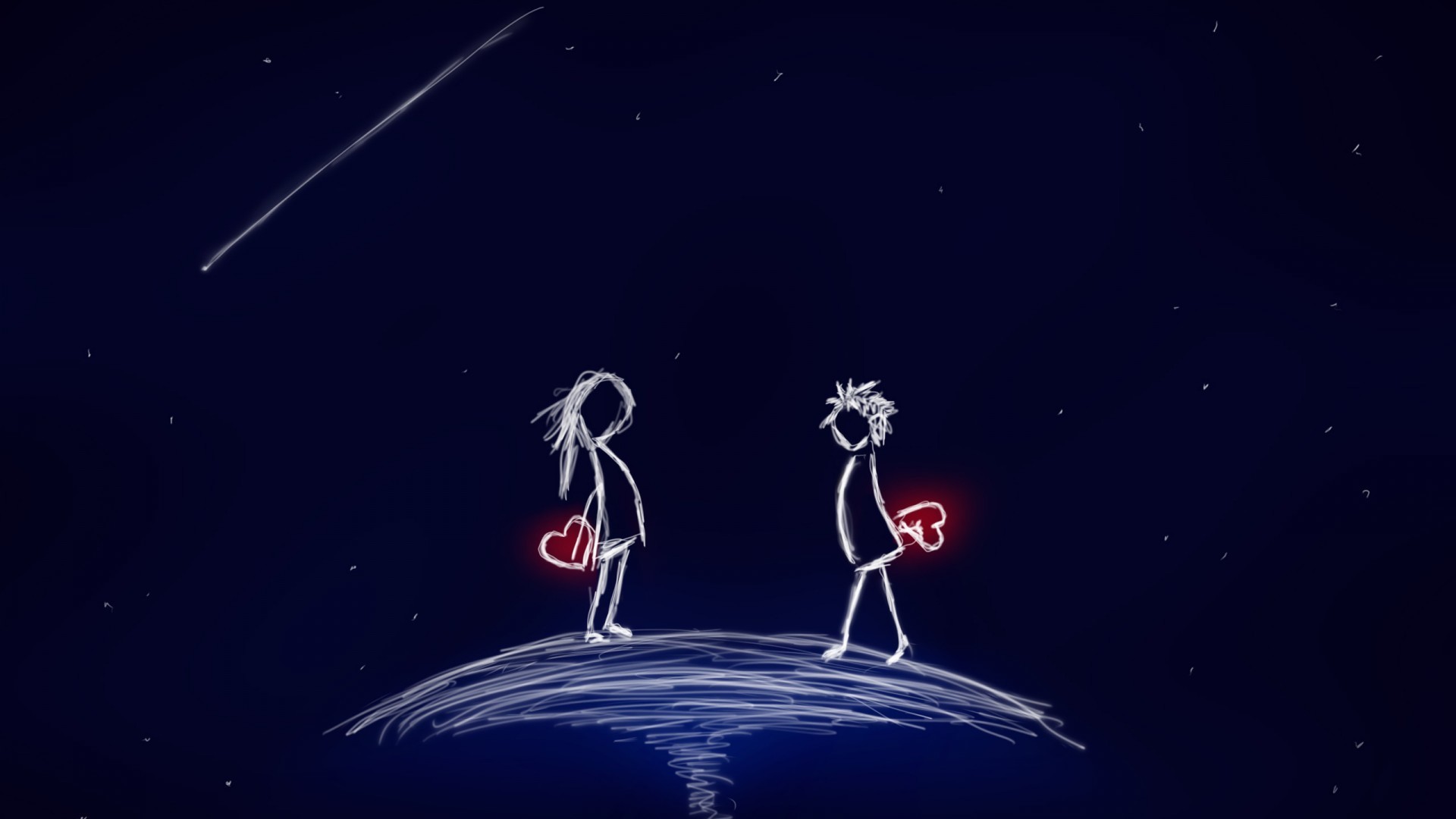 浪漫手绘 爱心 表白