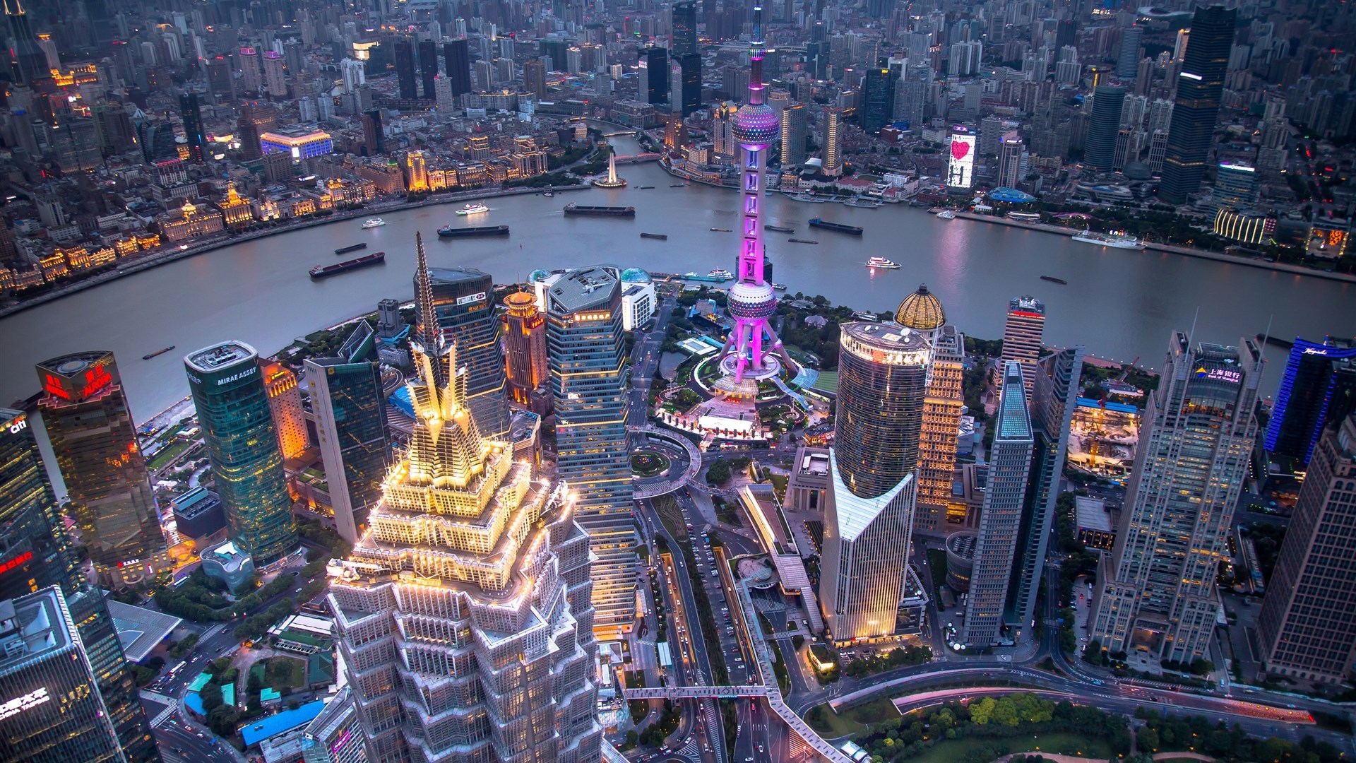 风景 夜景 上海 建筑