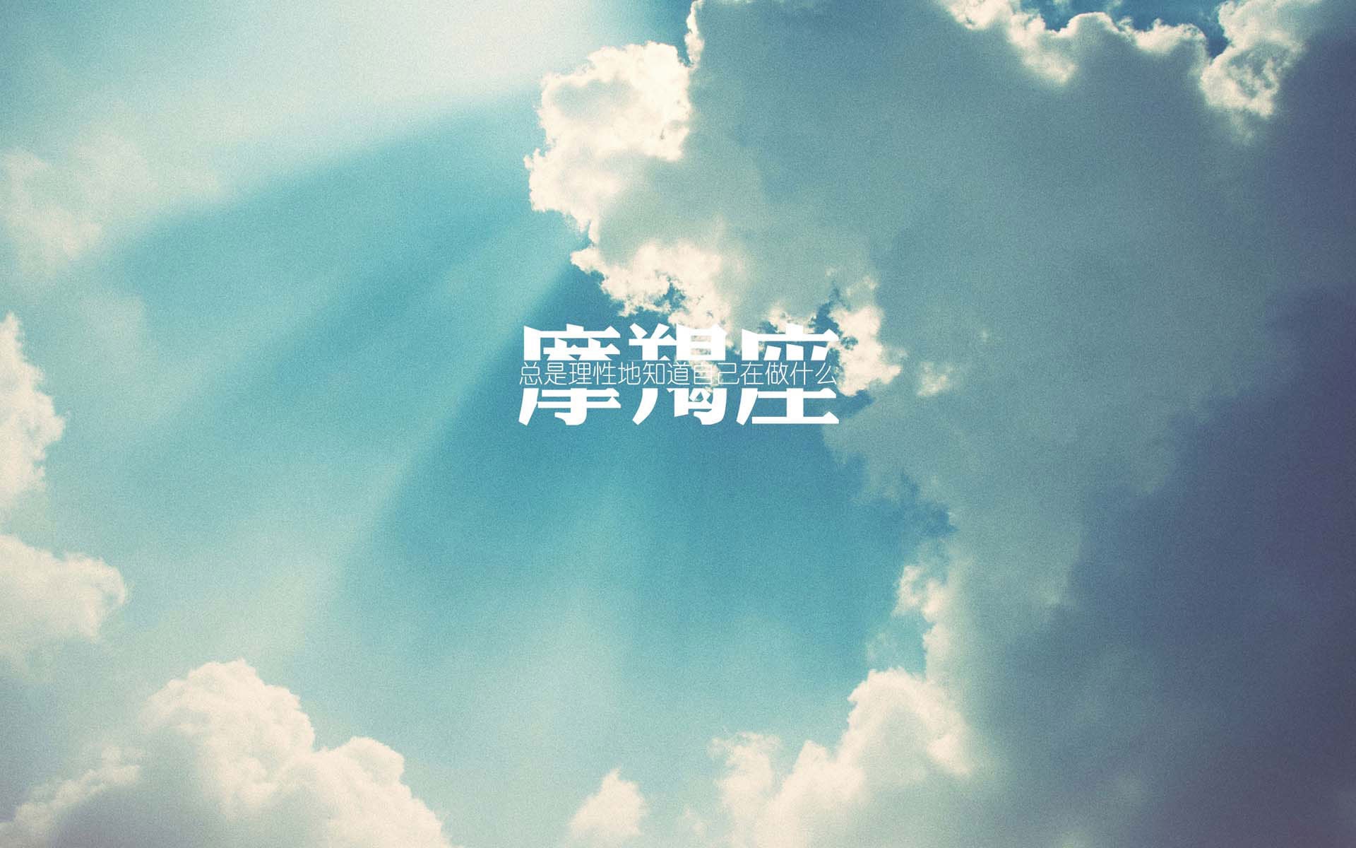 文字控  摩羯座  星座