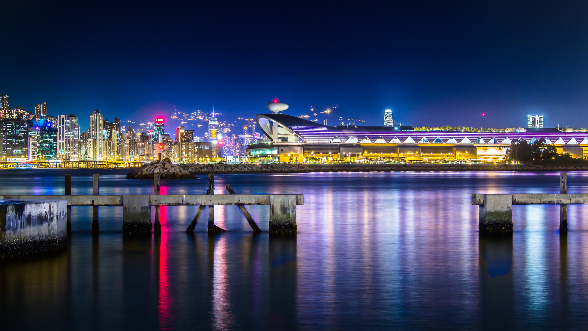 风景 城市夜景 建筑 灯光