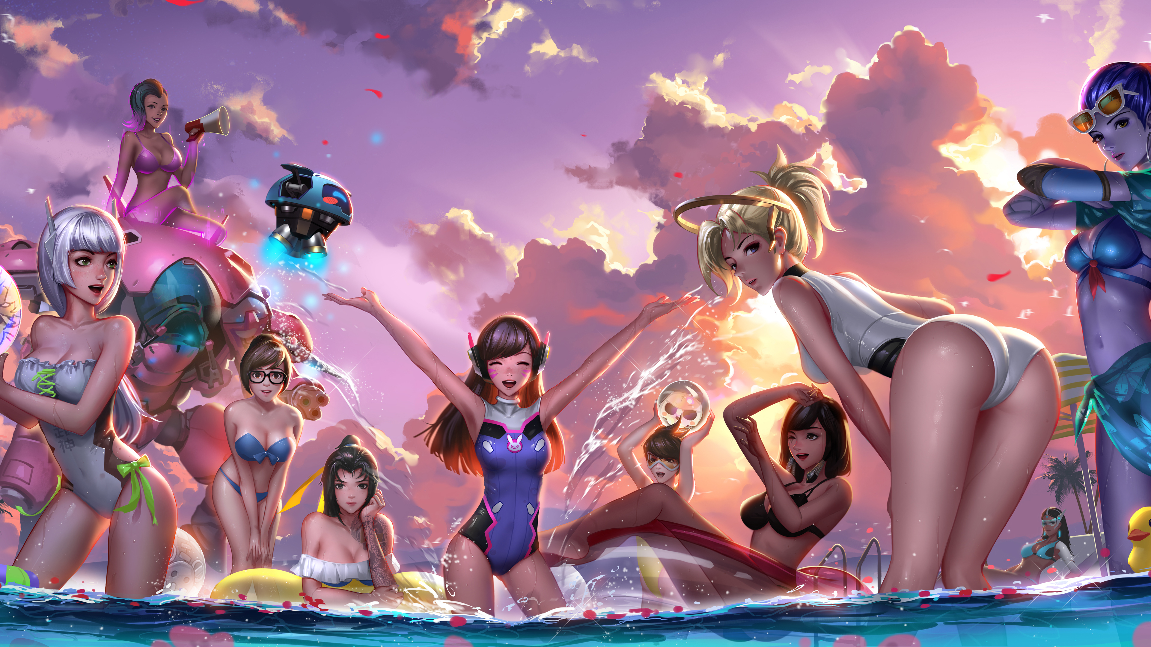 守望先锋 泳装 性感