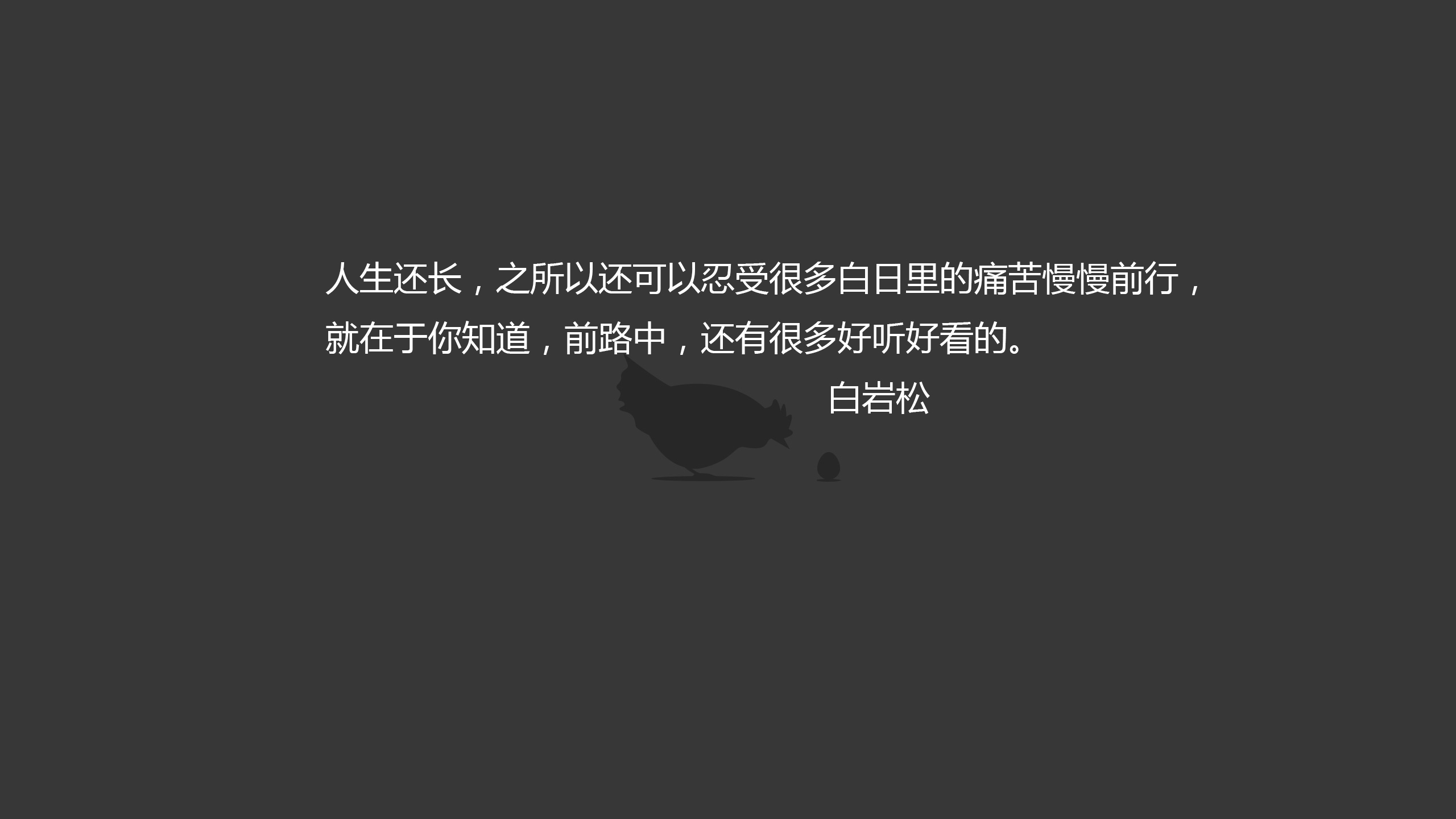 文字 名人名言 白岩松 语录