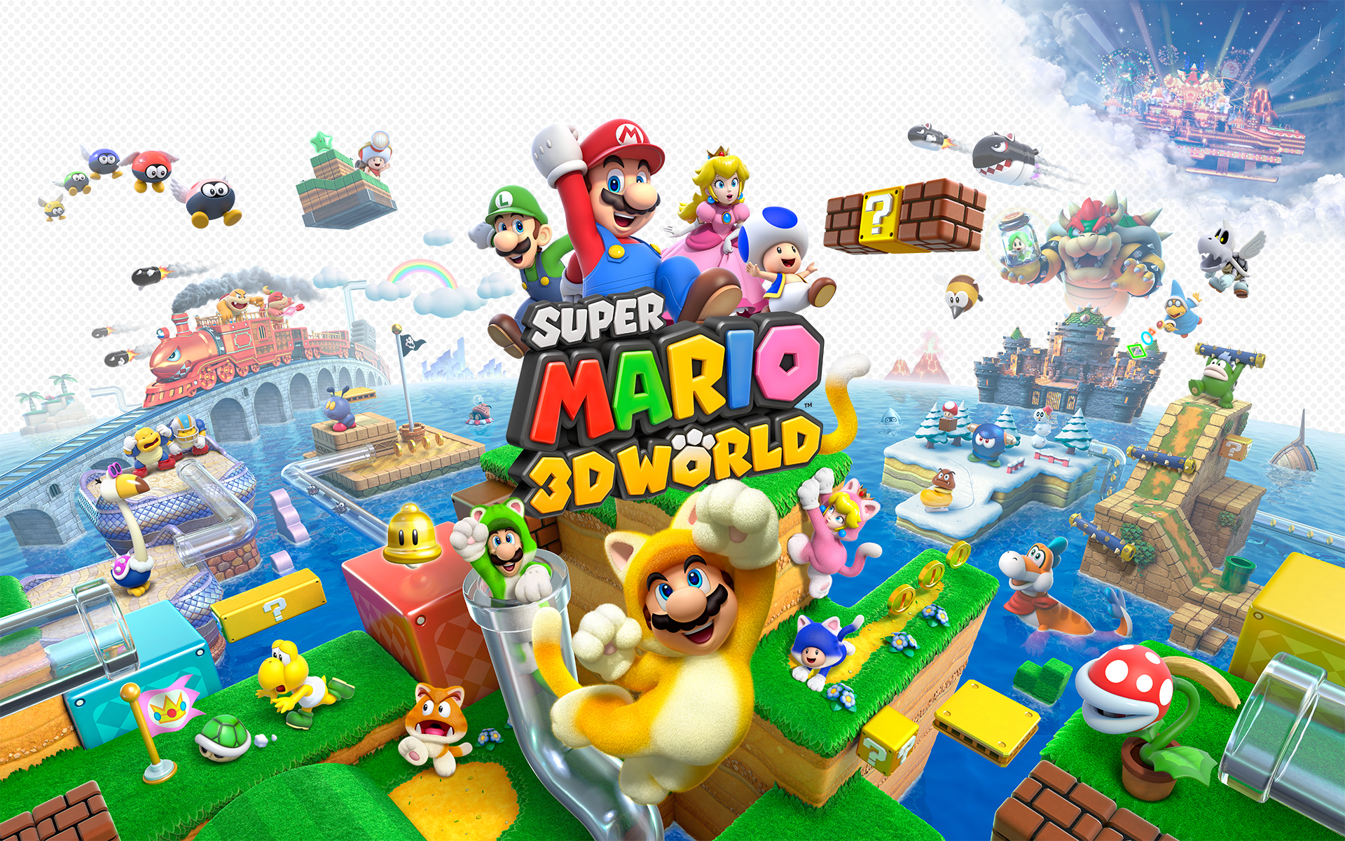 超级玛丽 mario 3D 卡通