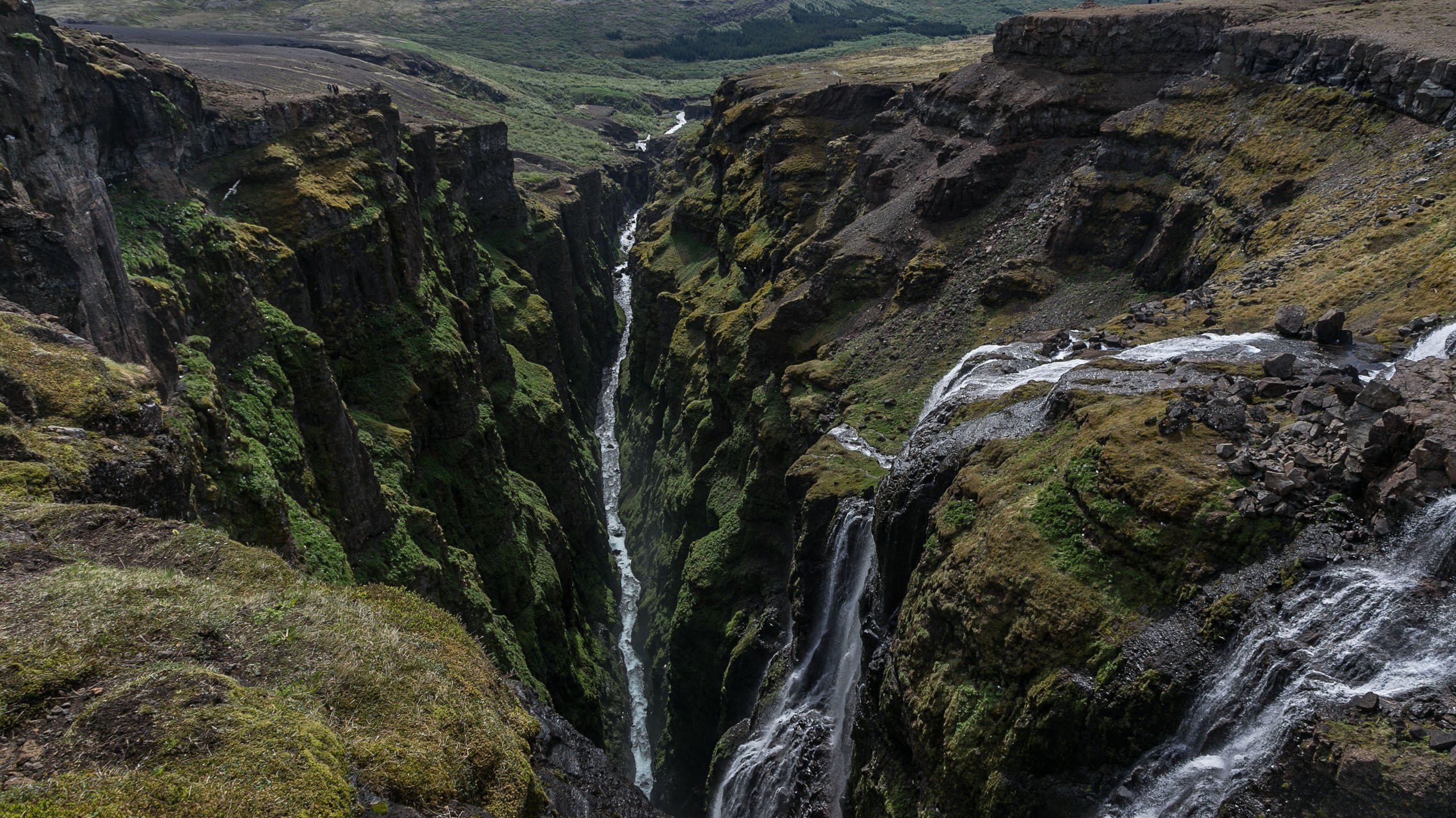 自然风光 峡谷 瀑布 河流