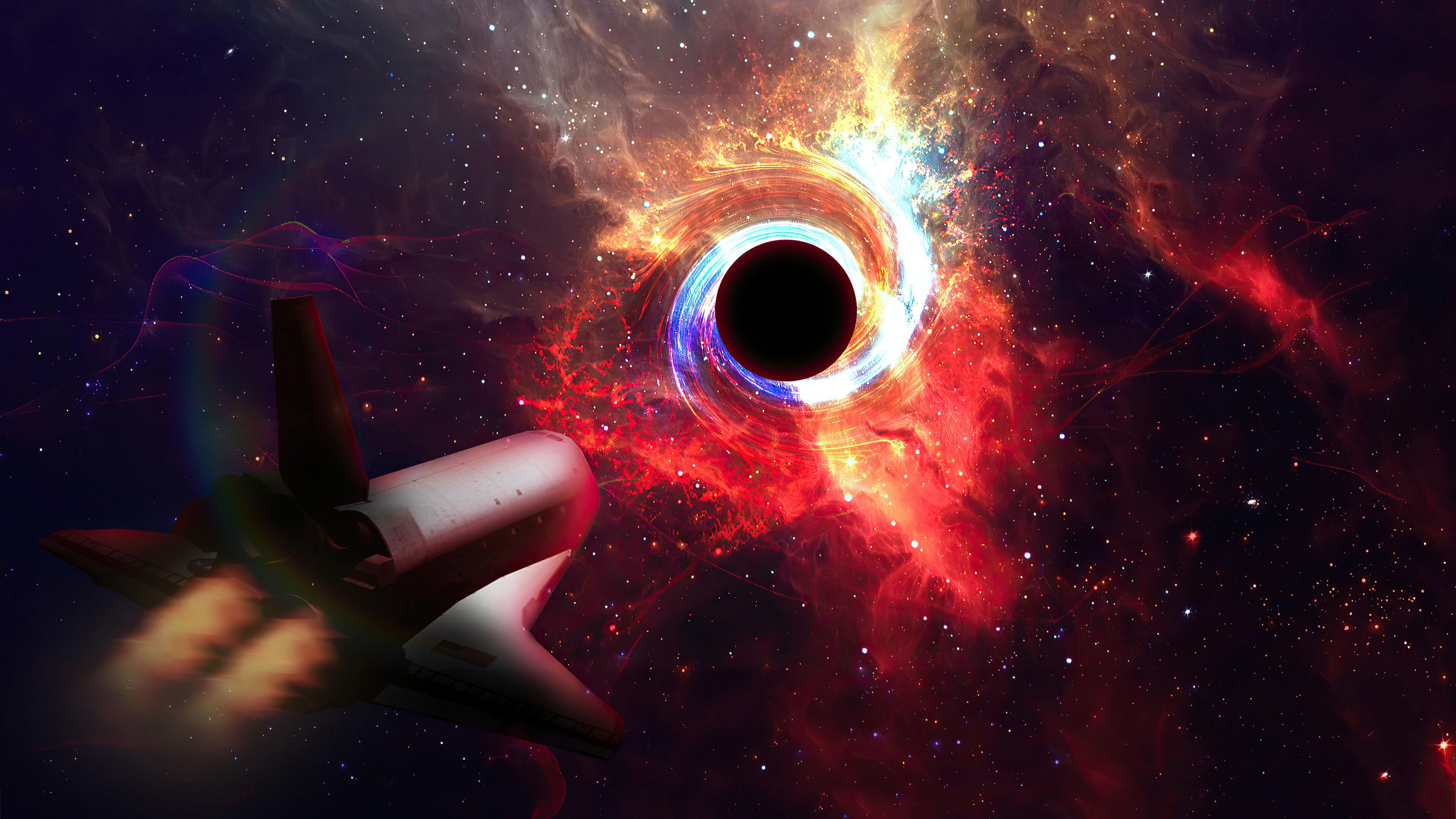 黑洞 飞船 星云 宇宙