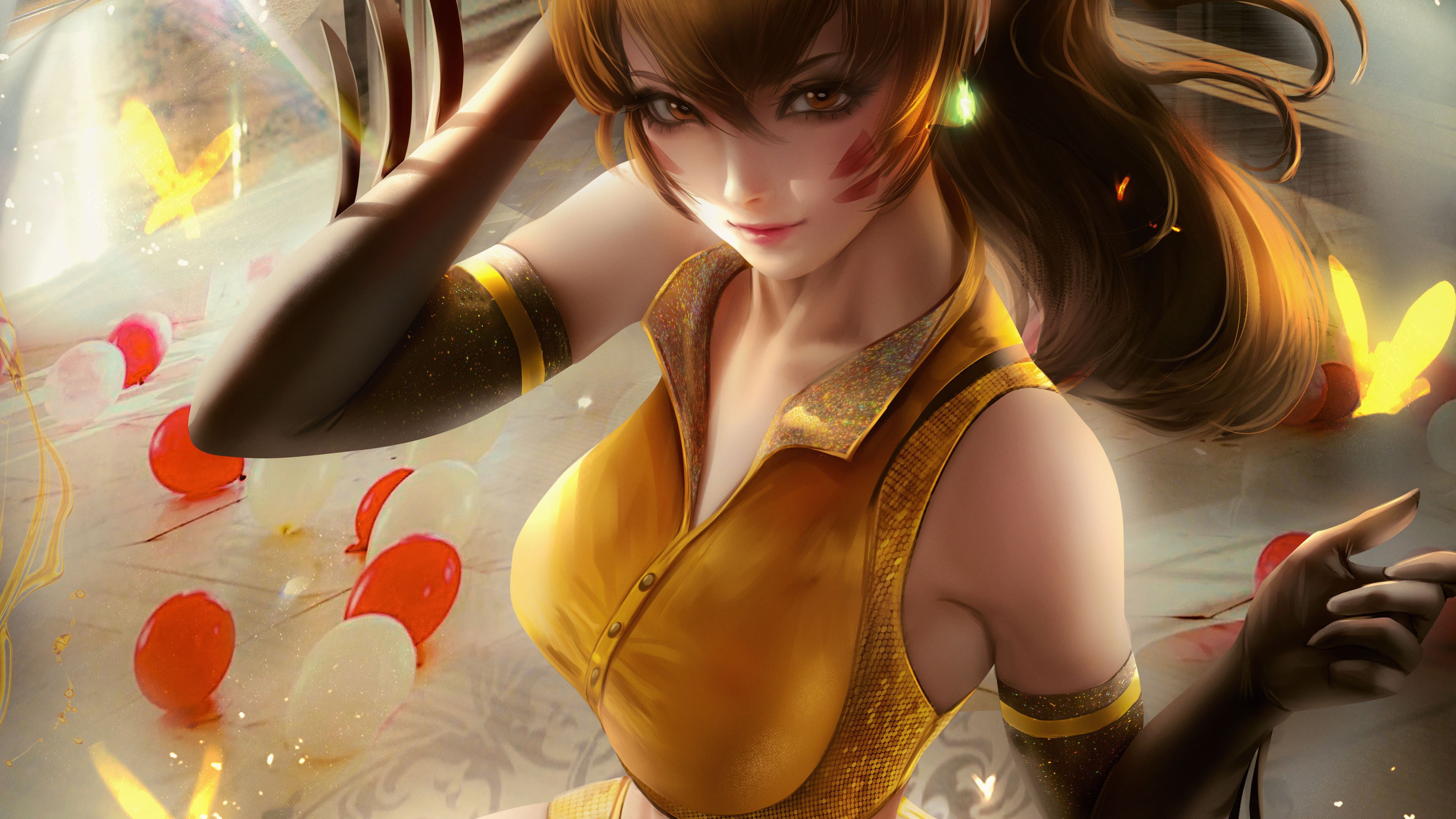 守望先锋 dva brigitte